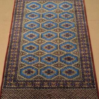 Red Tribal Unique Hand Knotted Wool Carpet - 4FT X 6FT | 120CM X 180CM