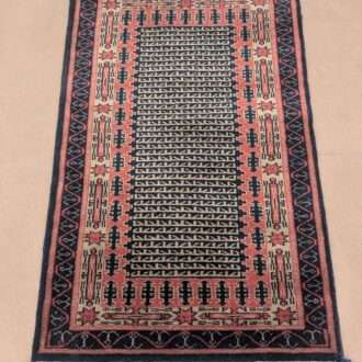 Tribal Hand Knotted Wool Carpet - 2.5FT X 4FT | 76CM X 122CM