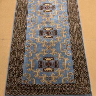 Tribal Hand Knotted Wool Carpet - 2.5FT X 4FT | 76CM X 122CM