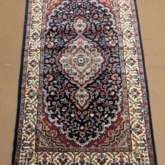 Persian Hand Knotted Wool Carpet - 2.5FT X 4FT | 76CM X 122CM
