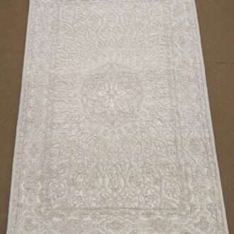 Modern Hand Knotted Wool Carpet - 2.5FT X 4FT | 76CM X 122CM