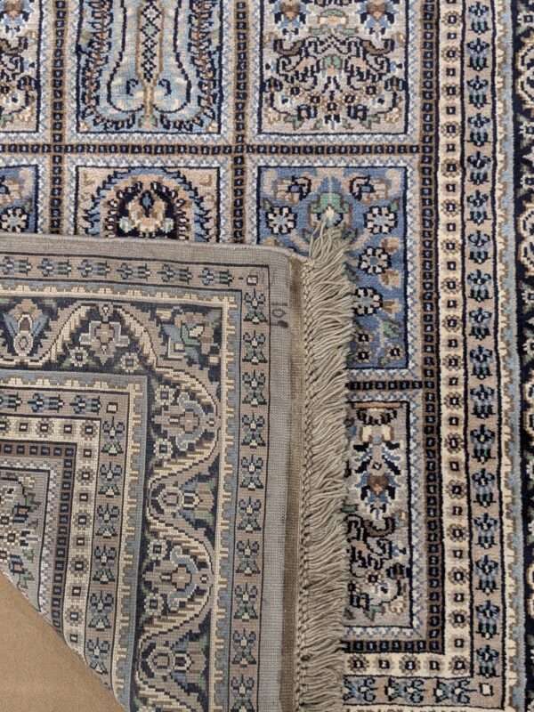 Beige Mughal Garden Design Unique Hand Knotted Wool Carpet - 4FT X 6FT | 120CM X 180CM - Image 2