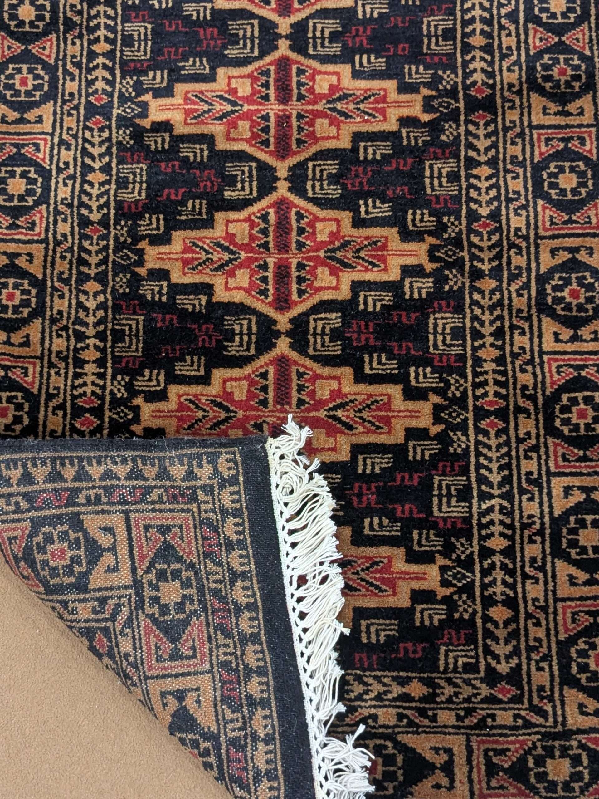 Unique Tribal Hand Knotted Wool Carpet - 2.5FT X 4FT | 76CM X 122CM - Image 2