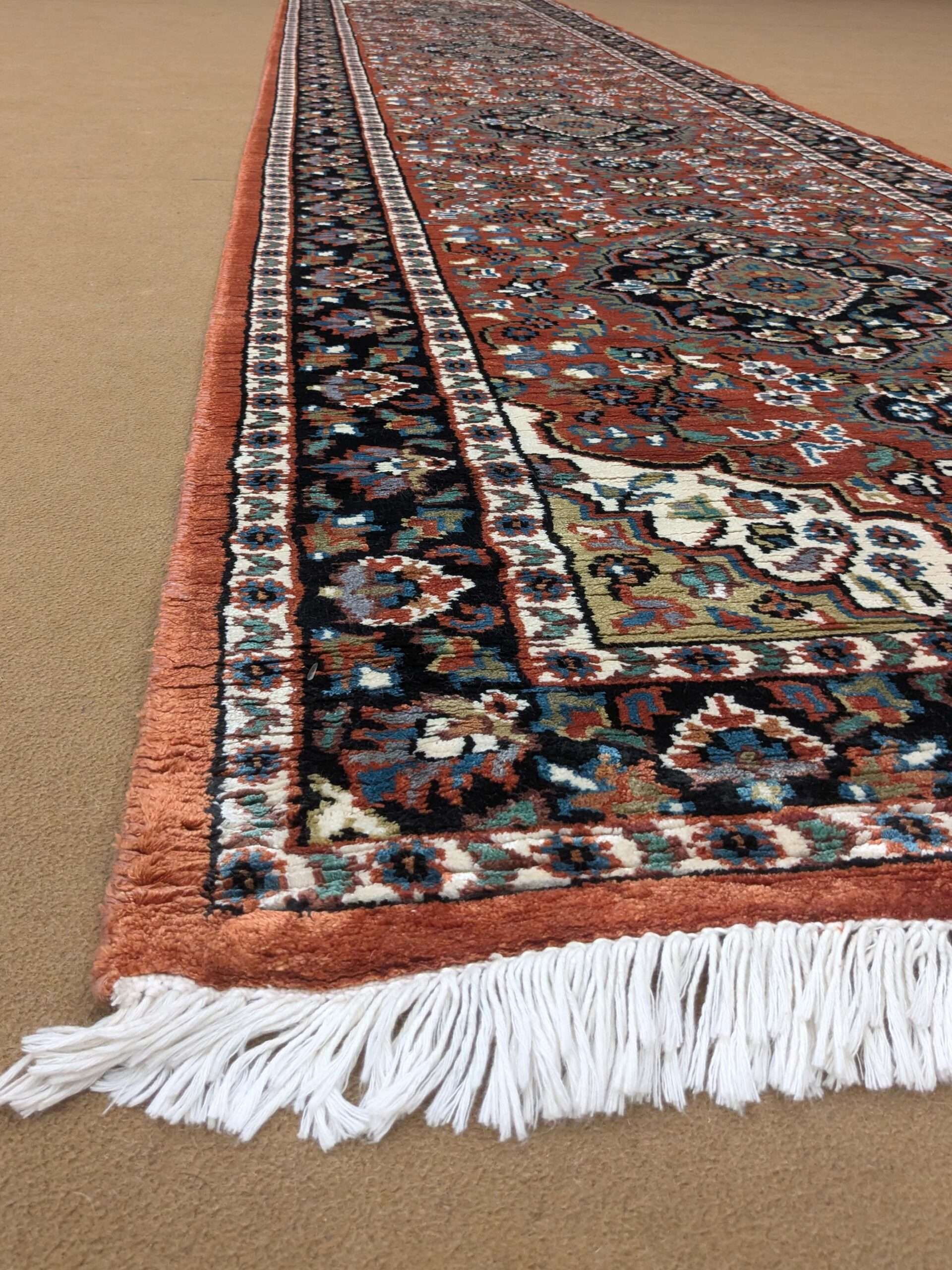 Persian Hand Knotted Runner Wool Carpet - 2.5FT X 10FT | 75CM X 300CM - Image 2