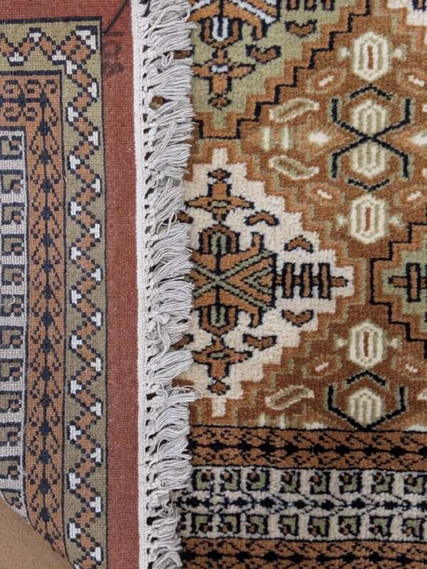 Red Tribal Hand Knotted Wool Carpet - 4FT X 6FT | 120CM X 180CM - Image 2
