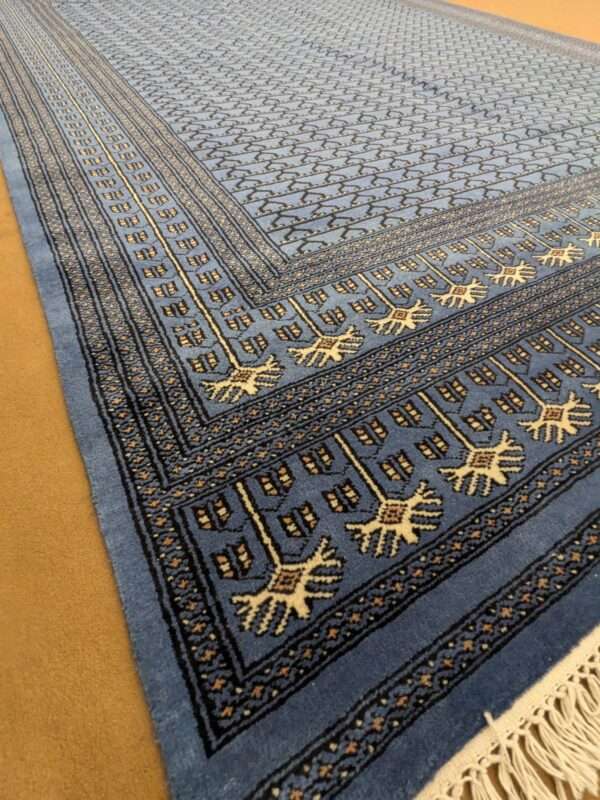 Blue Family Design Hand Knotted Wool Carpet - 9FT X 12FT | 270CM X 360CM - Image 2