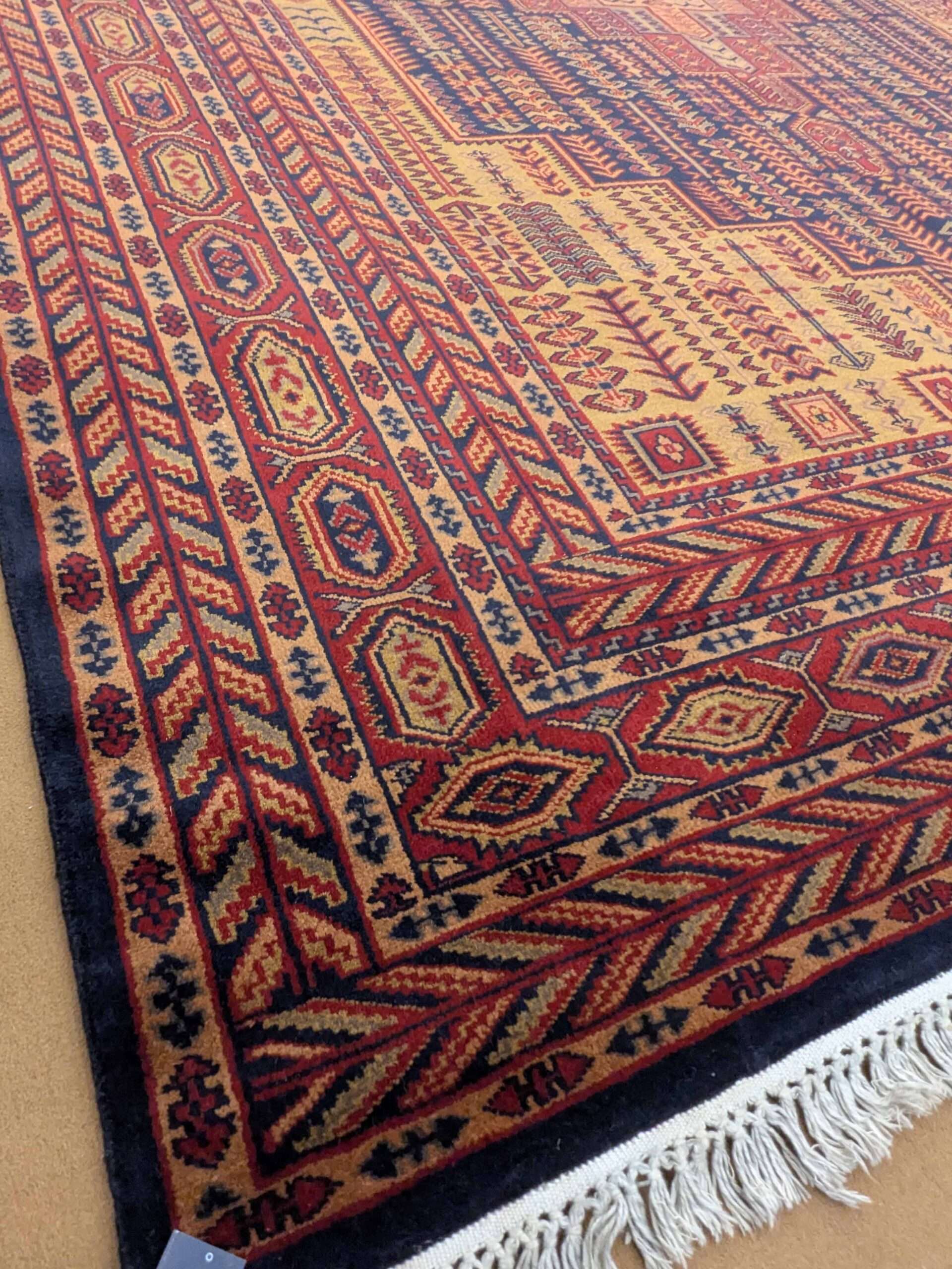 Tribal Hand Knotted Wool Carpet - 9FT X 12FT | 270CM X 360CM - Image 3