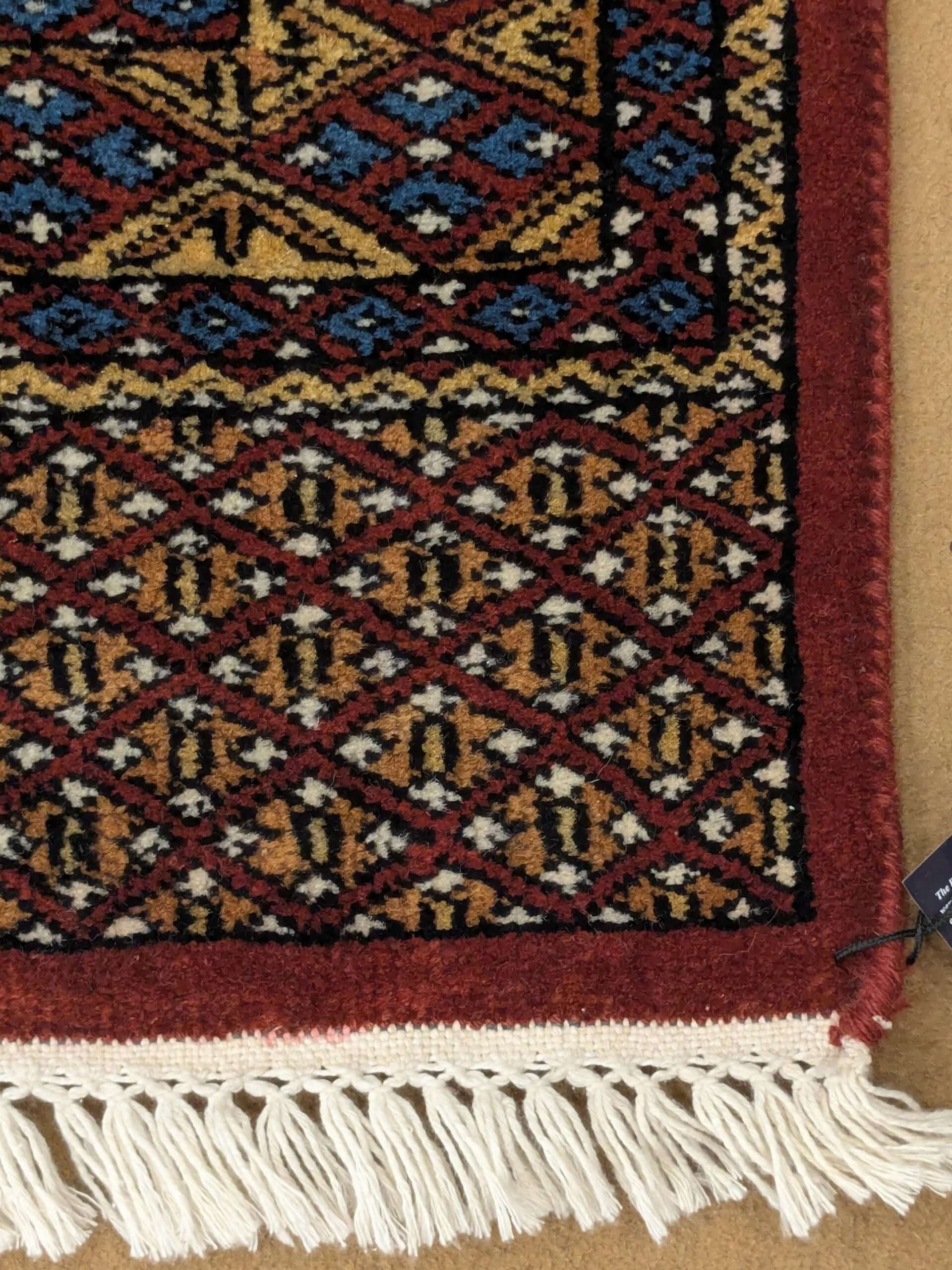 Red Tribal Unique Hand Knotted Wool Carpet - 4FT X 6FT | 120CM X 180CM - Image 2