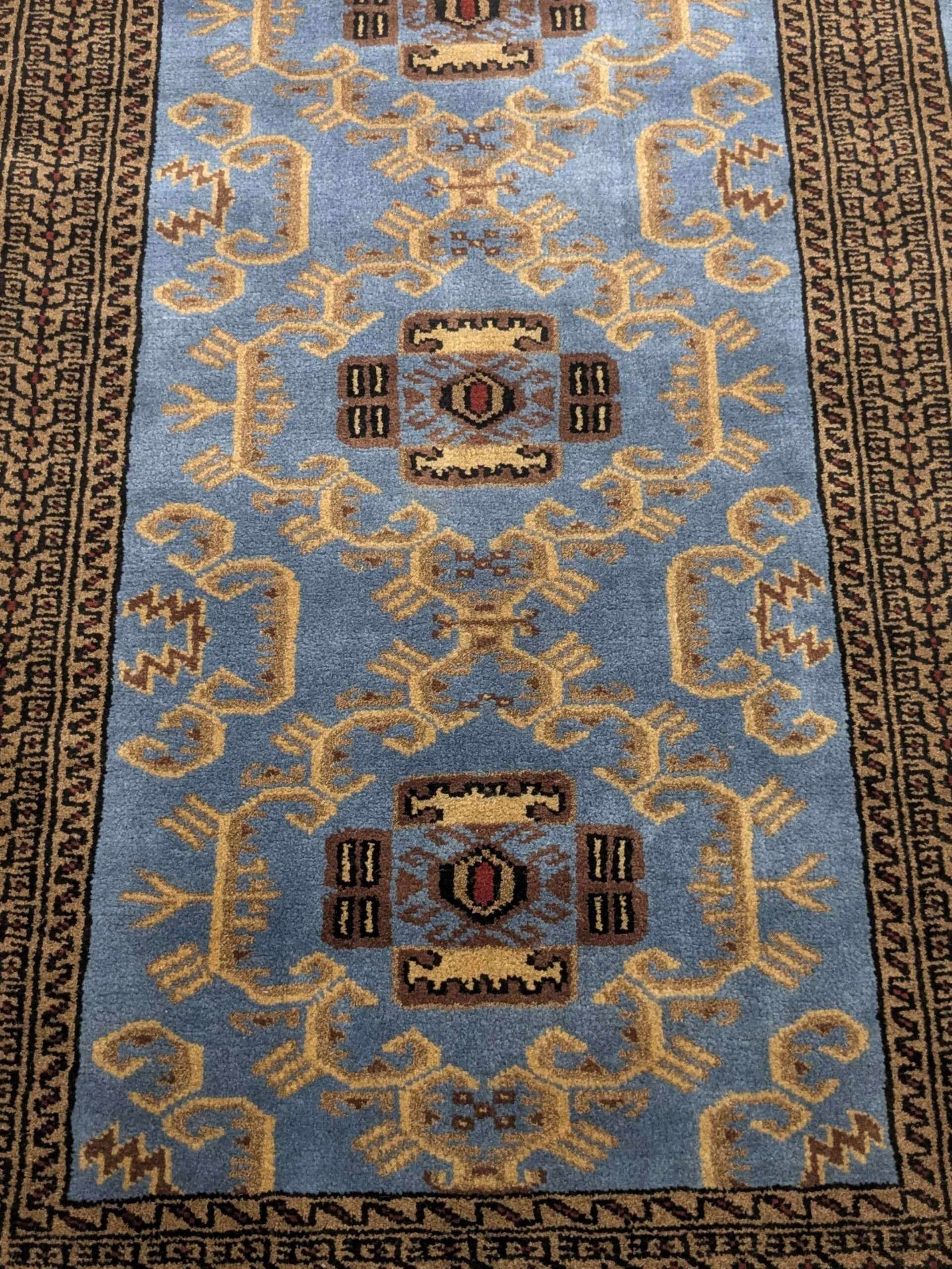 Tribal Hand Knotted Wool Carpet - 2.5FT X 4FT | 76CM X 122CM - Image 2