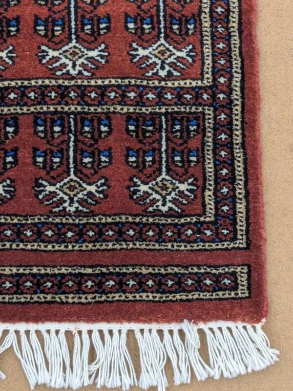 Red Family Design Hand Knotted Wool Carpet - 4FT X 6FT | 120CM X 180CM - Image 3