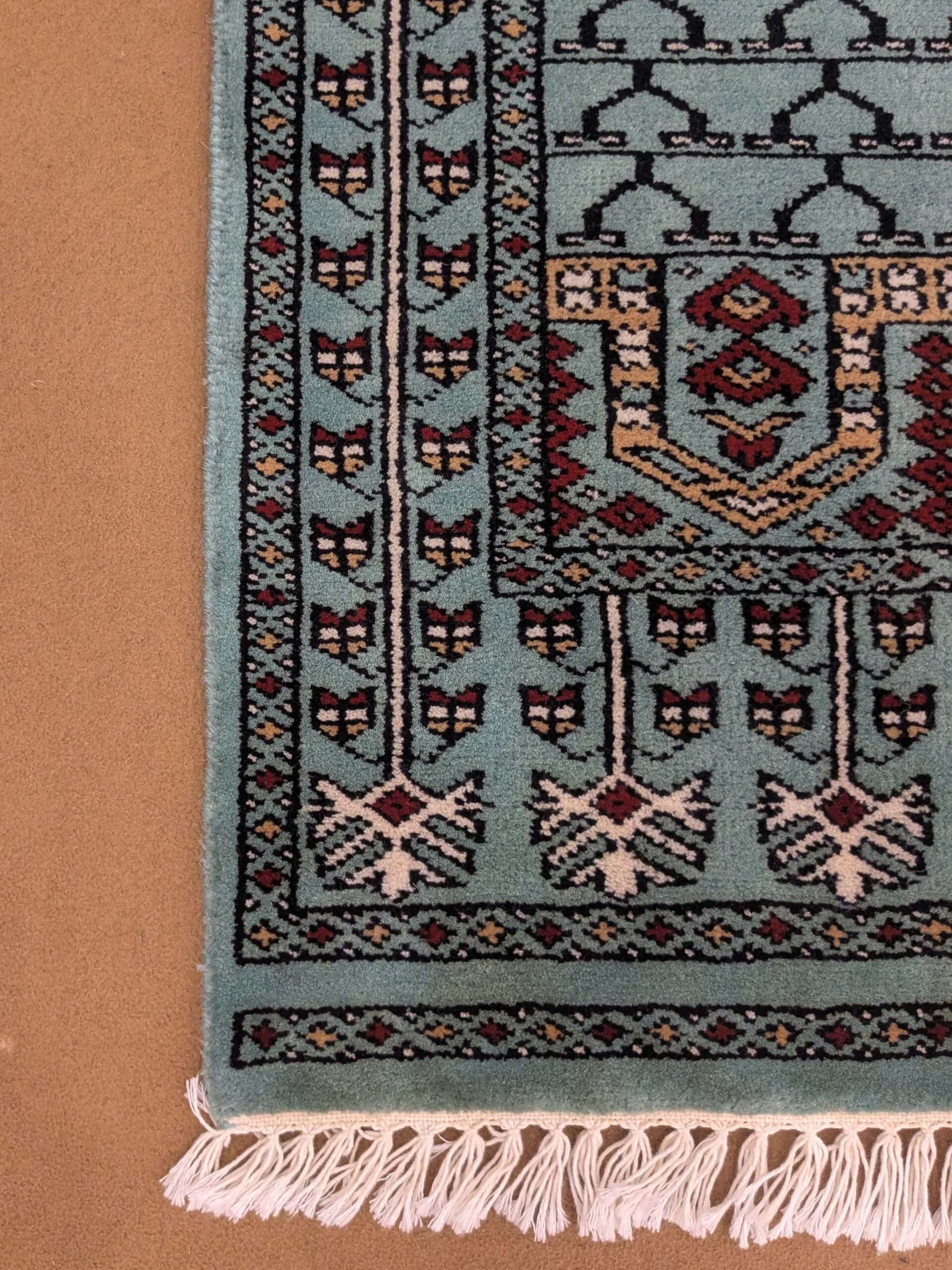 Family Design Hand Knotted Wool Carpet - 2FT X 3FT | 60CM X 90CM - Image 3