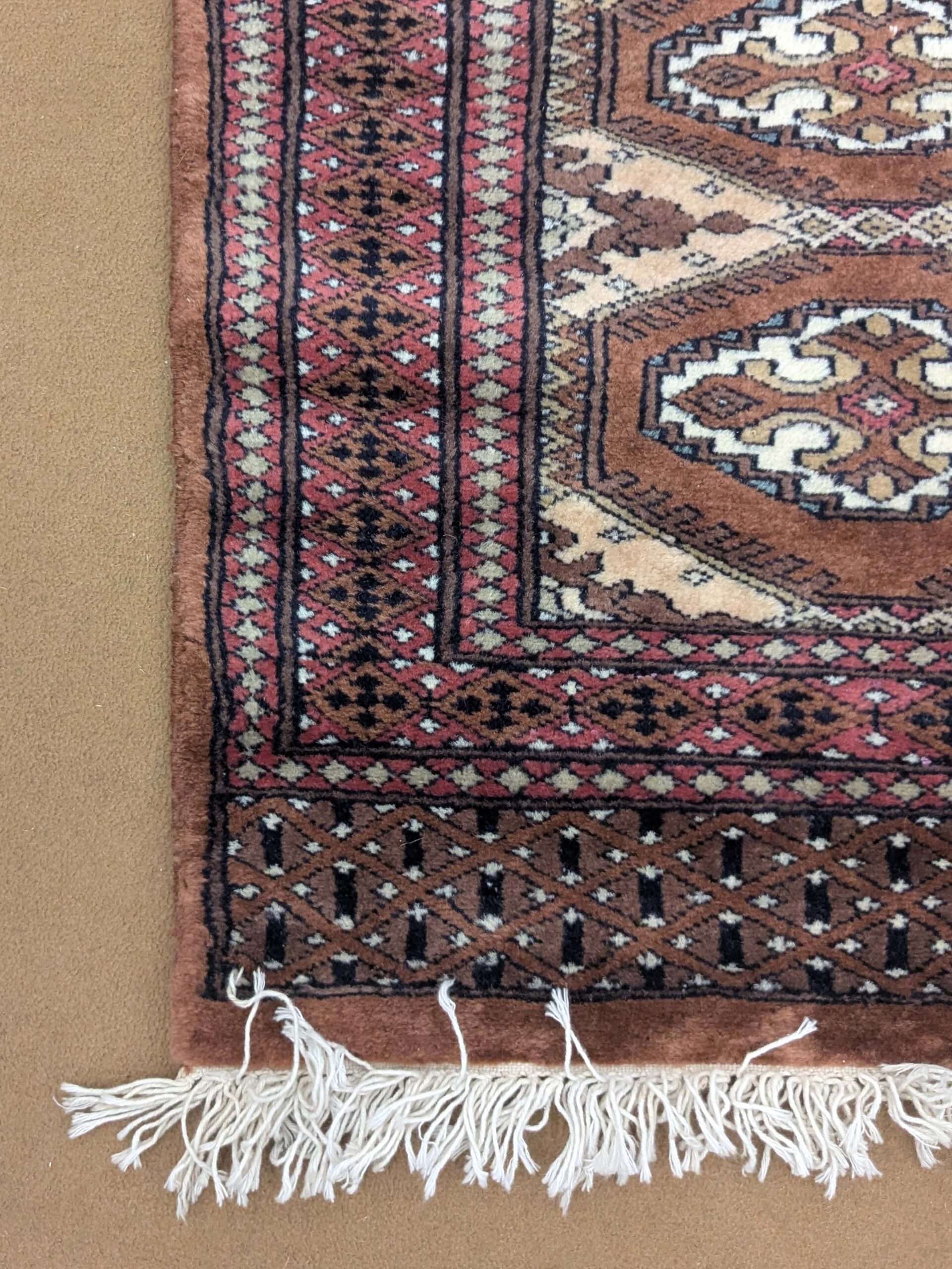 Tribal Hand Knotted Wool Carpet - 2FT X 3FT | 60CM X 90CM - Image 3