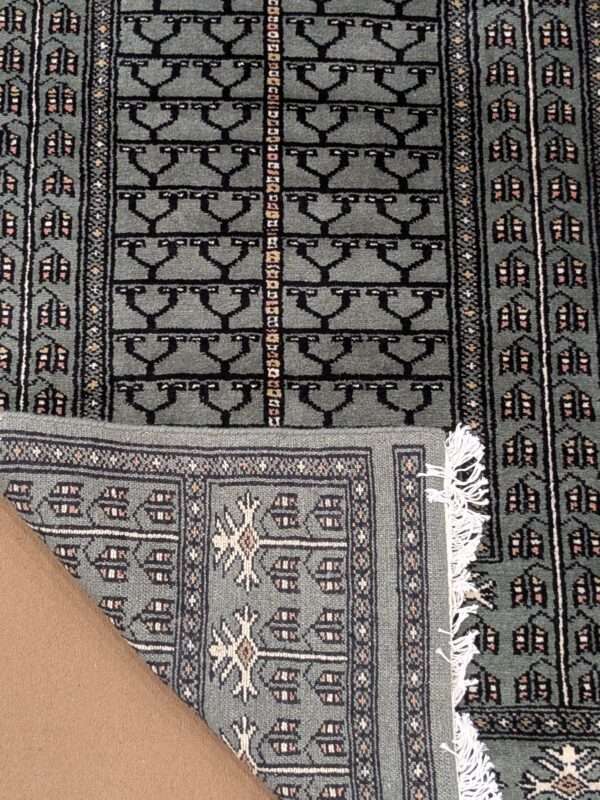 Green Family Design Hand Knotted Runner Wool Carpet - 2.5FT X 10FT | 75CM X 300CM - Image 3