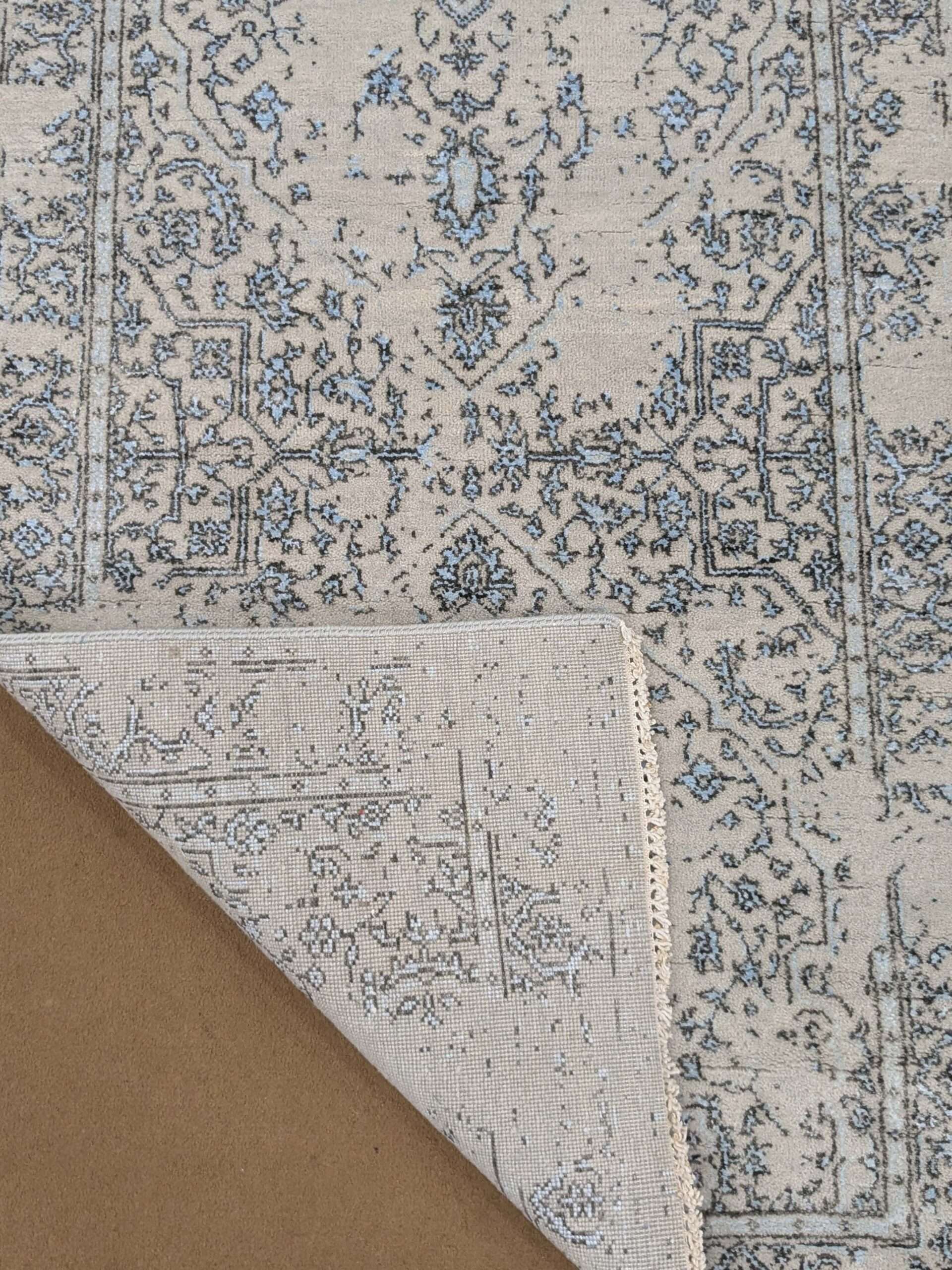 Modern Hand Knotted Runner Wool Carpet - 2.5FT X 8FT | 75CM X 240CM - Image 3