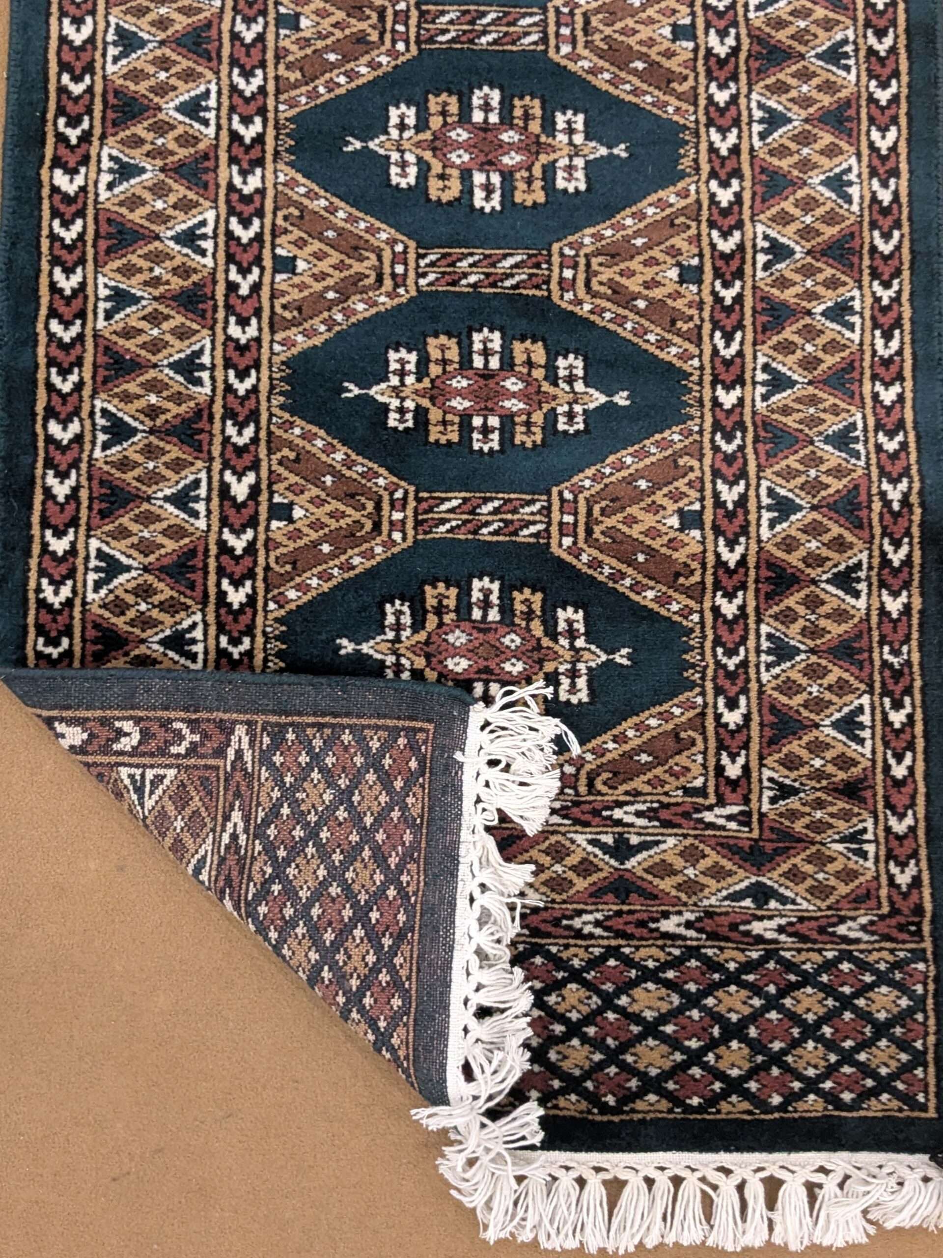 Unique Tribal Hand Knotted Runner Wool Carpet - 2FT X 6FT | 60CM X 180CM - Image 3