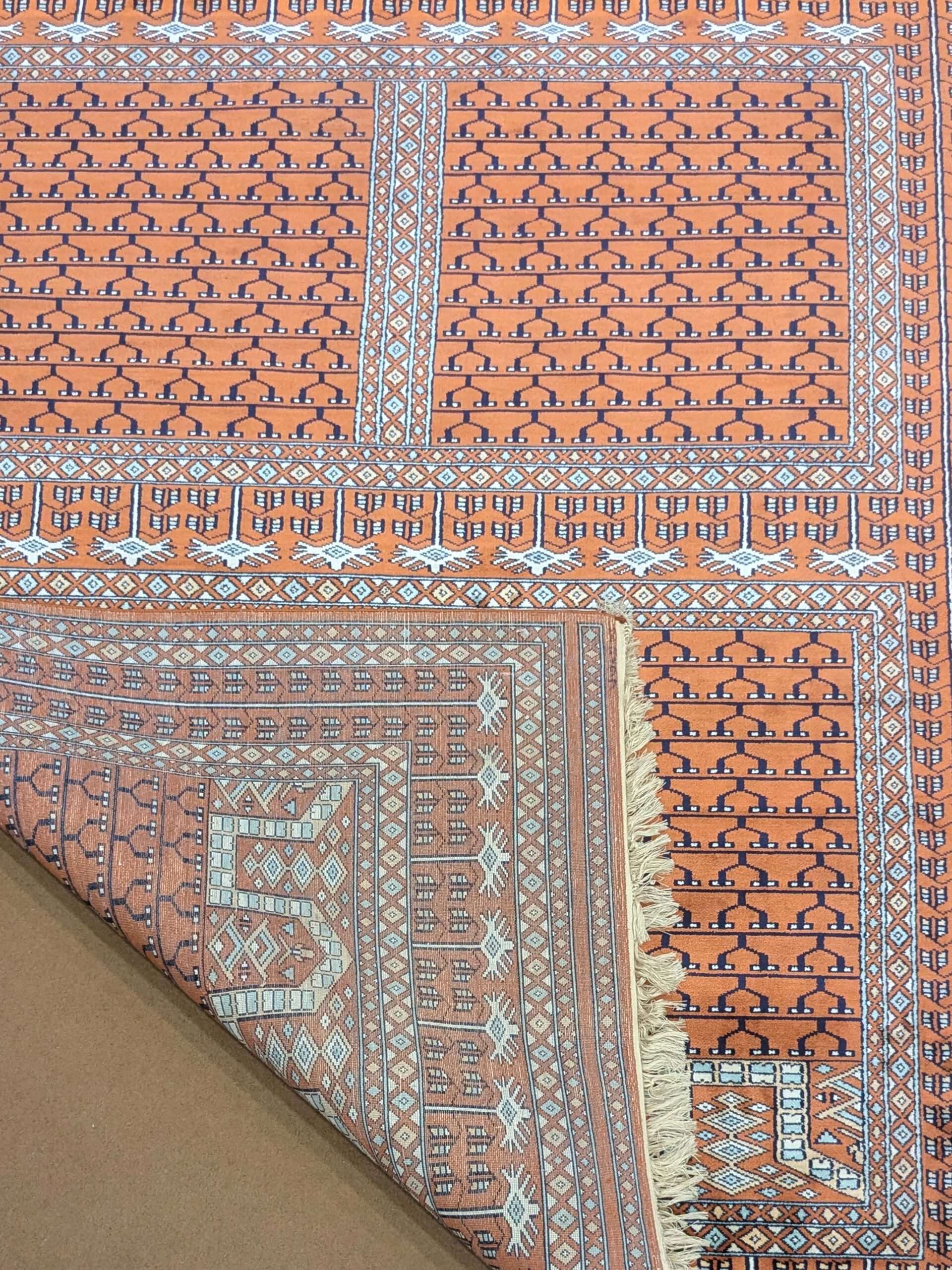 Family Design Silk On Cotton Knotted Carpet - 4FT X 6FT | 120CM X 180CM - Image 3