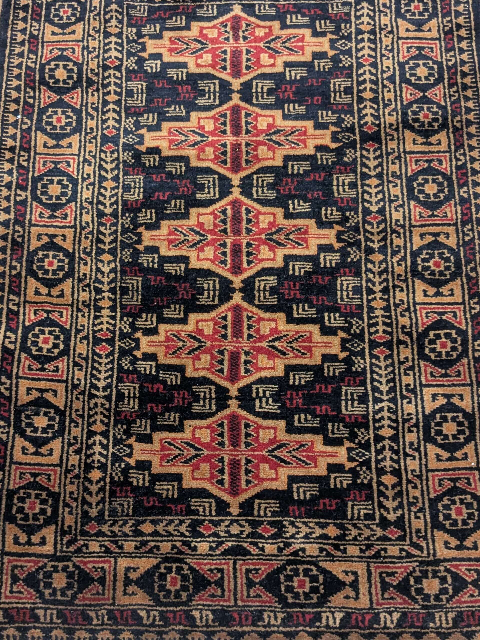 Unique Tribal Hand Knotted Wool Carpet - 2.5FT X 4FT | 76CM X 122CM - Image 4