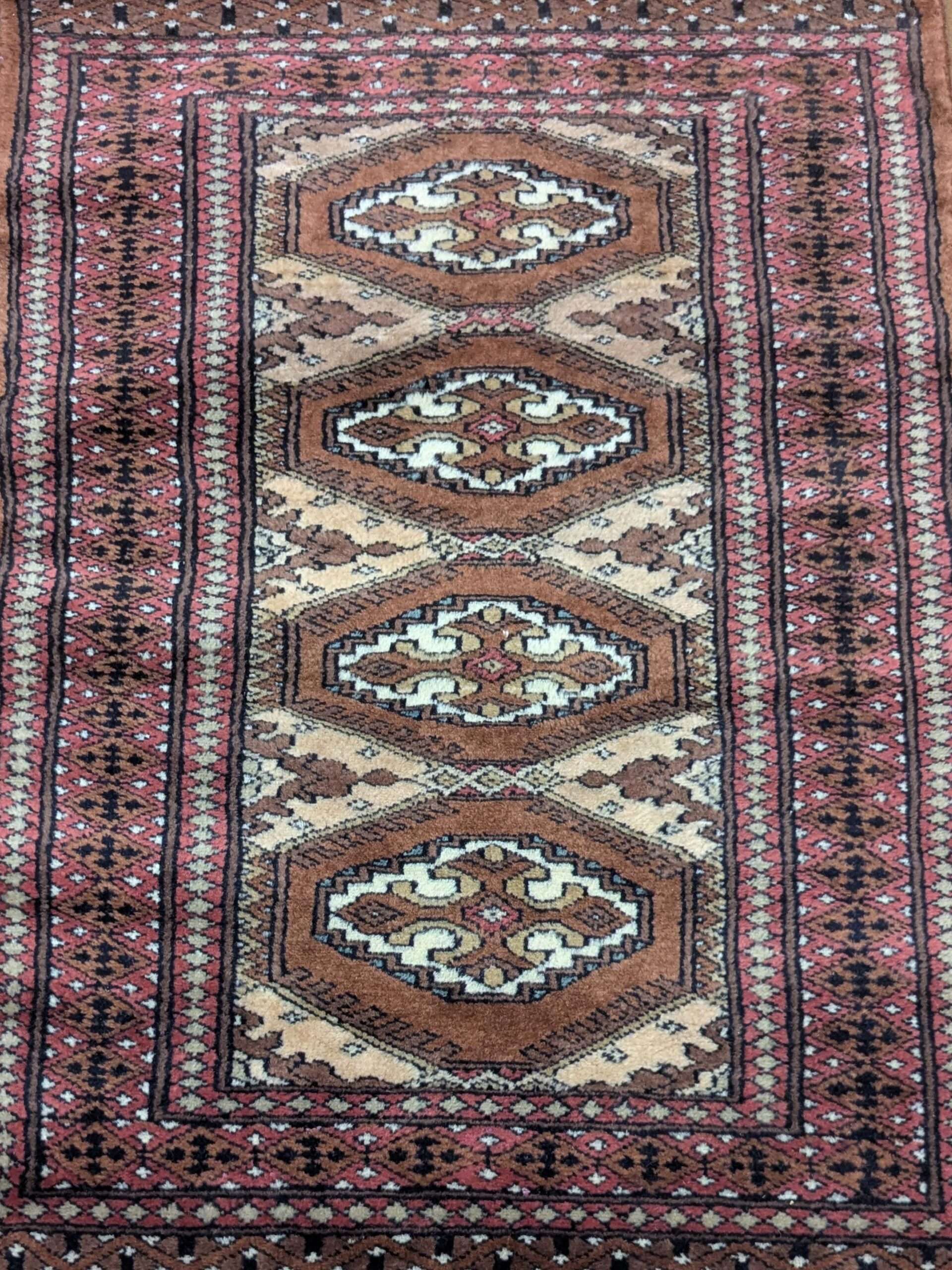Tribal Hand Knotted Wool Carpet - 2FT X 3FT | 60CM X 90CM - Image 4