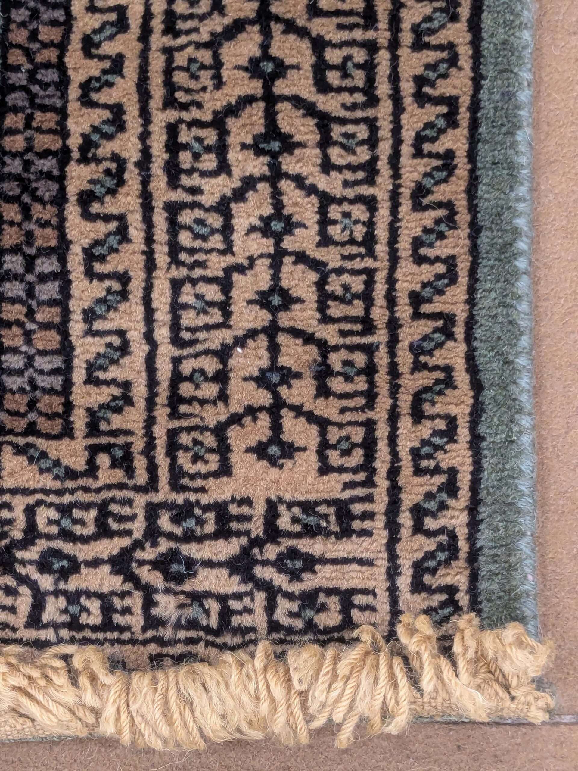 Unique Tribal Hand Knotted Runner Wool Carpet - 2.5FT X 8FT | 75CM X 240CM - Image 4