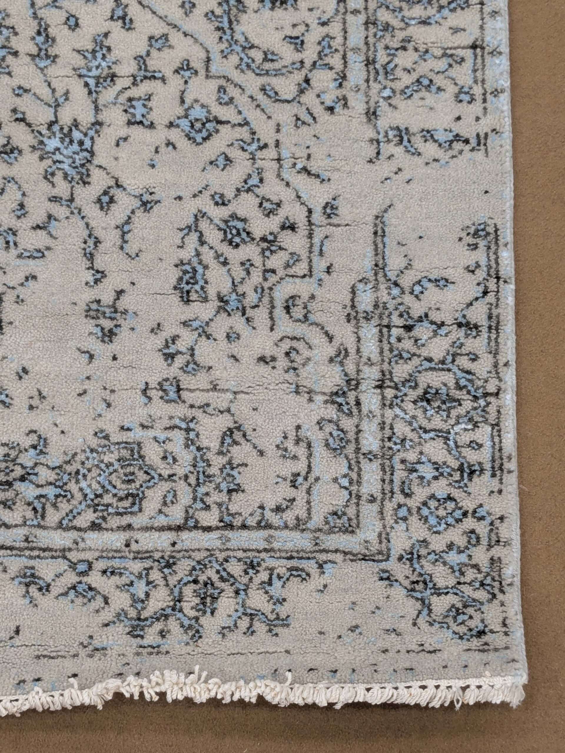 Modern Hand Knotted Runner Wool Carpet - 2.5FT X 8FT | 75CM X 240CM - Image 4