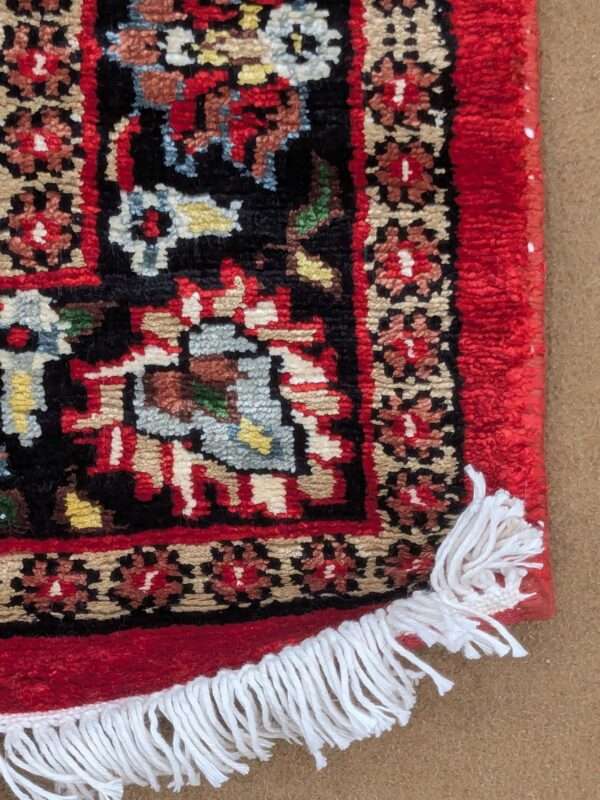 Red Persian Hand Knotted Runner Wool Carpet - 2.5FT X 10FT | 75CM X 300CM - Image 4
