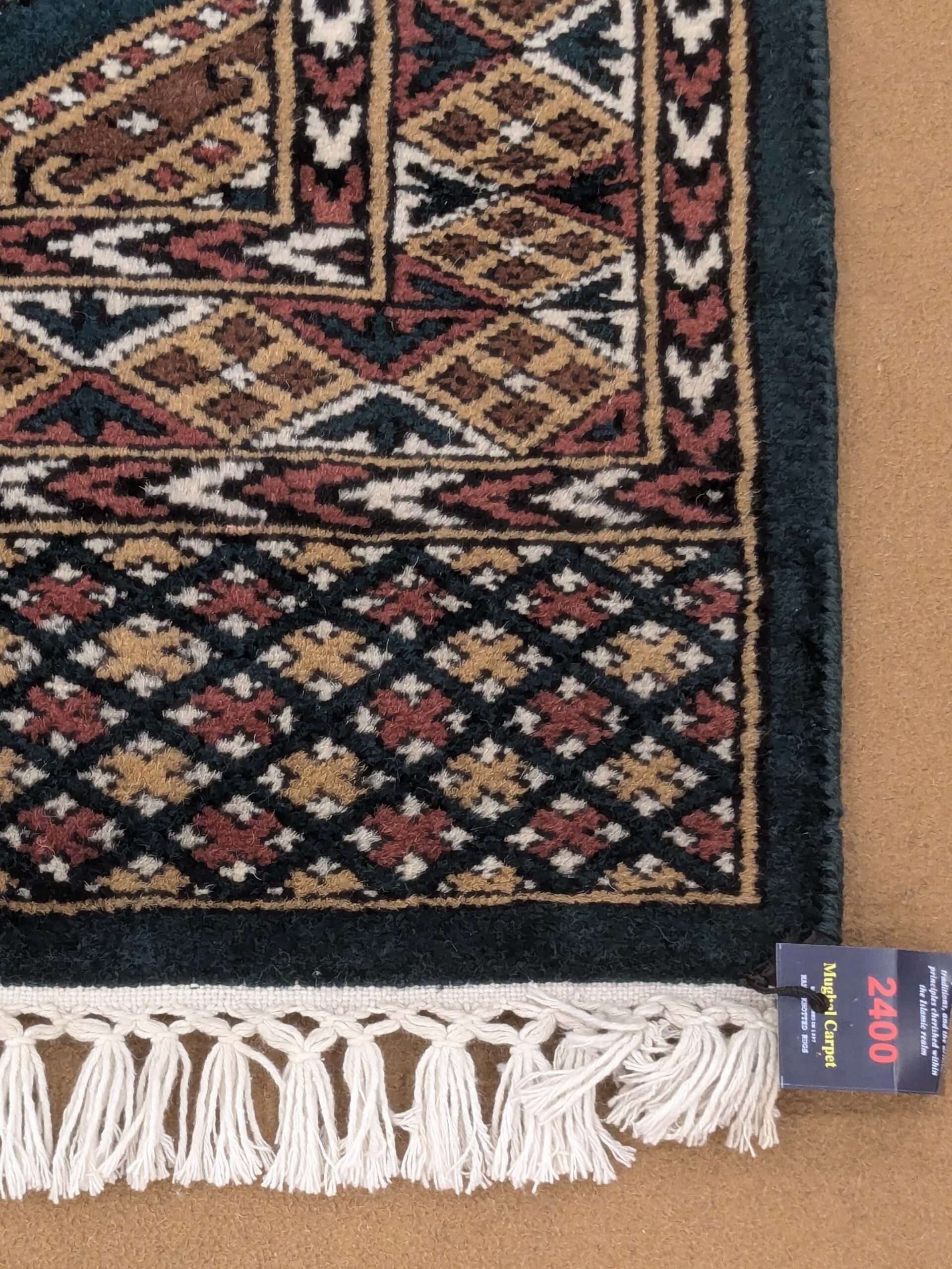 Unique Tribal Hand Knotted Runner Wool Carpet - 2FT X 6FT | 60CM X 180CM - Image 4