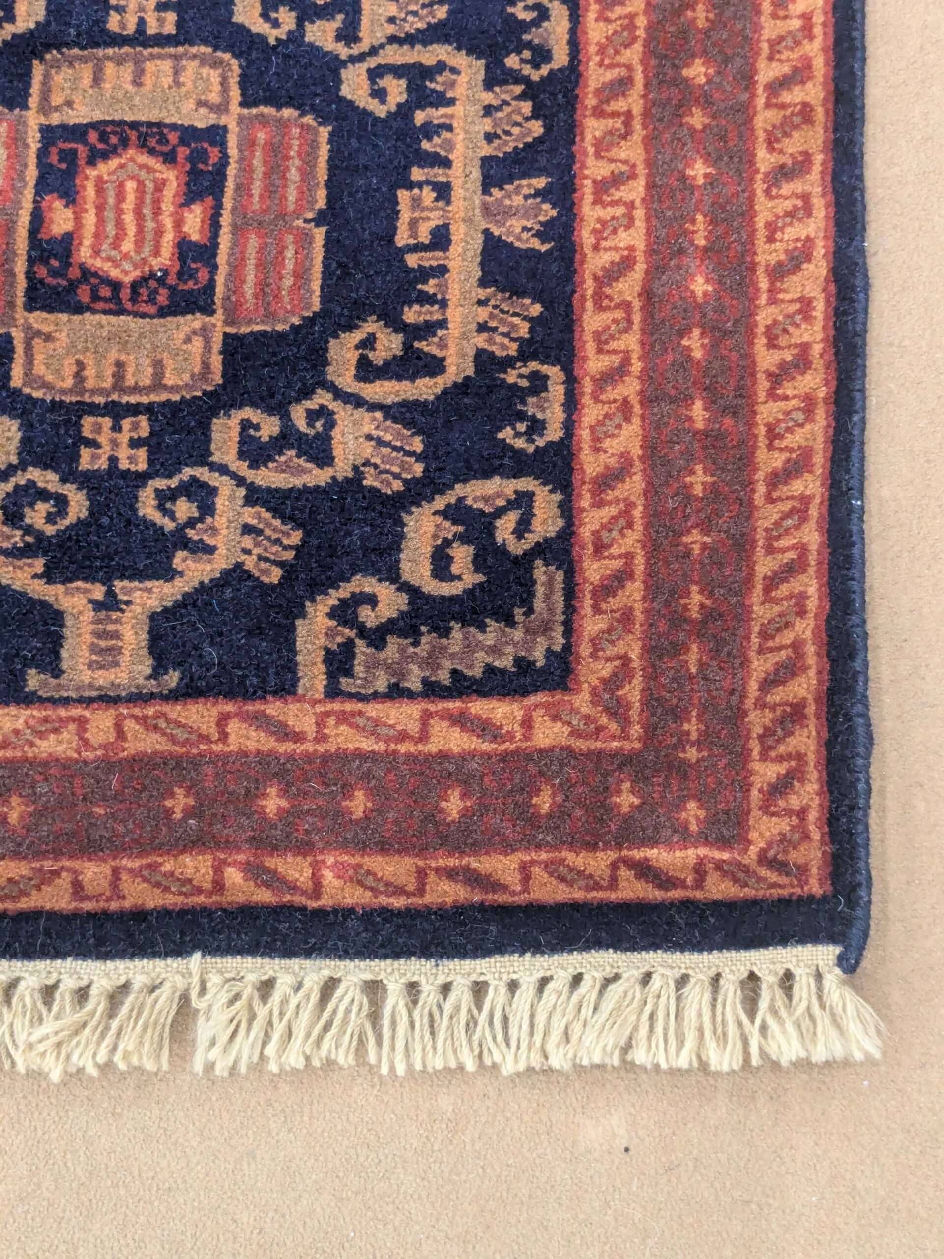 Tribal Hand Knotted Runner Wool Carpet - 2FT X 6FT | 60CM X 180CM - Image 5