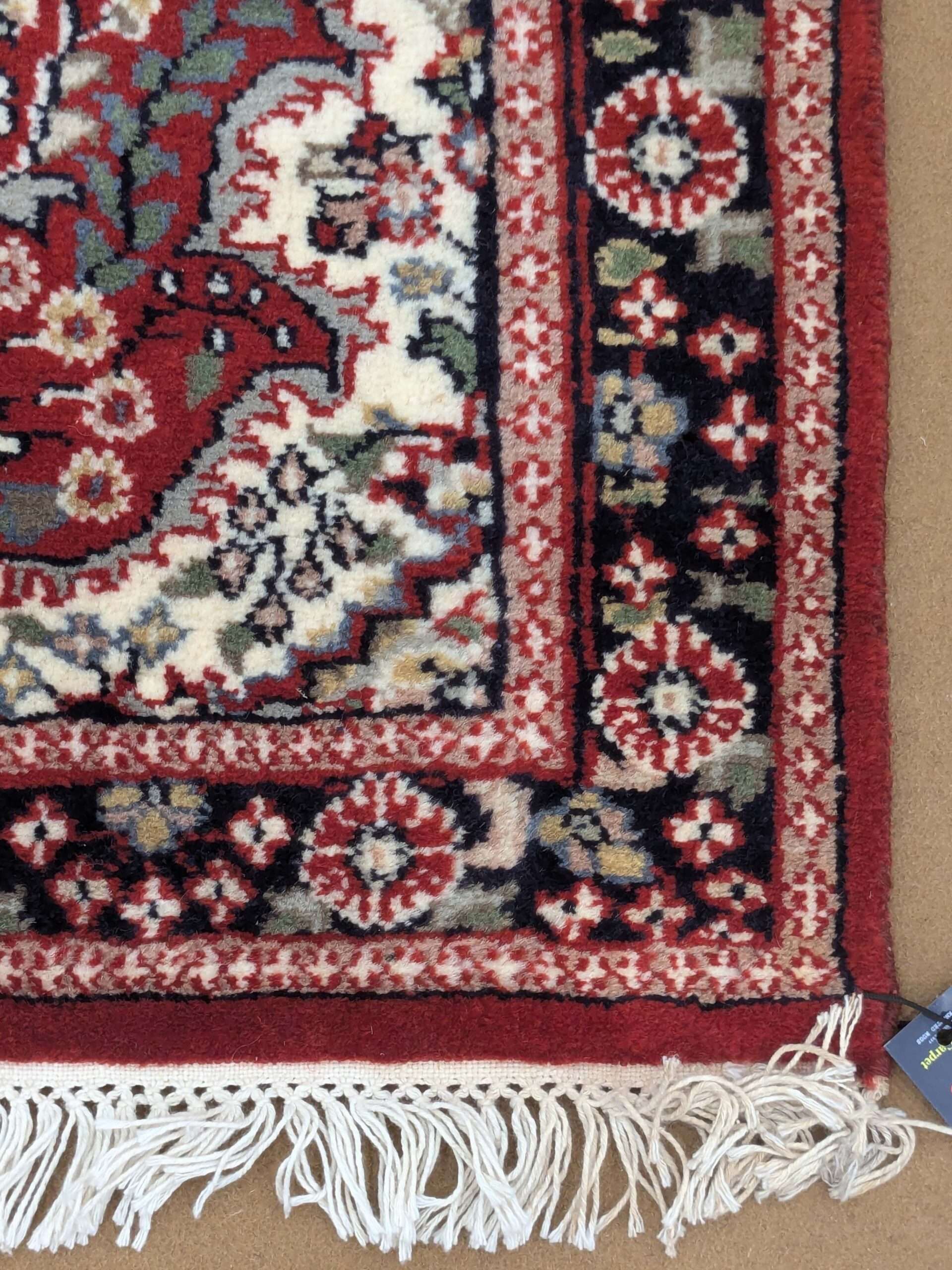 Red Persian Hand Knotted Runner Wool Carpet - 2FT X 6FT | 60CM X 180CM - Image 5