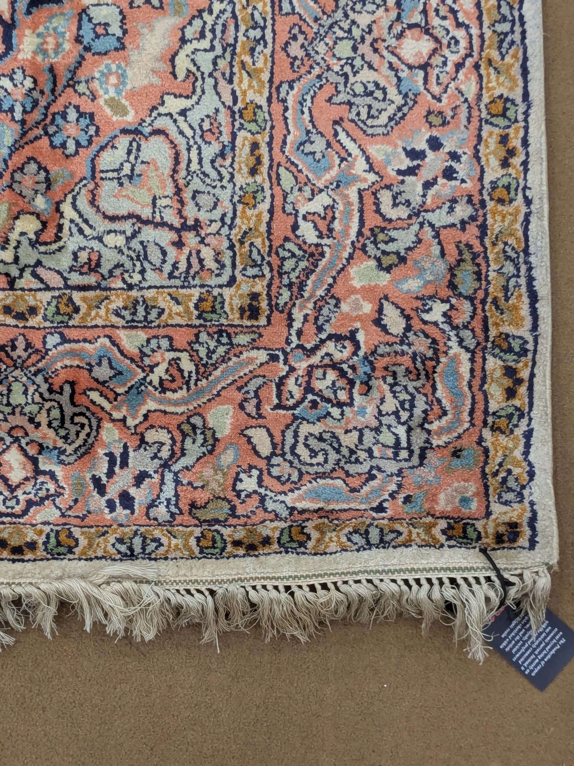 Beautiful Persian Silk On Cotton Knotted Carpet - 4FT X 6FT | 120CM X 180CM - Image 4