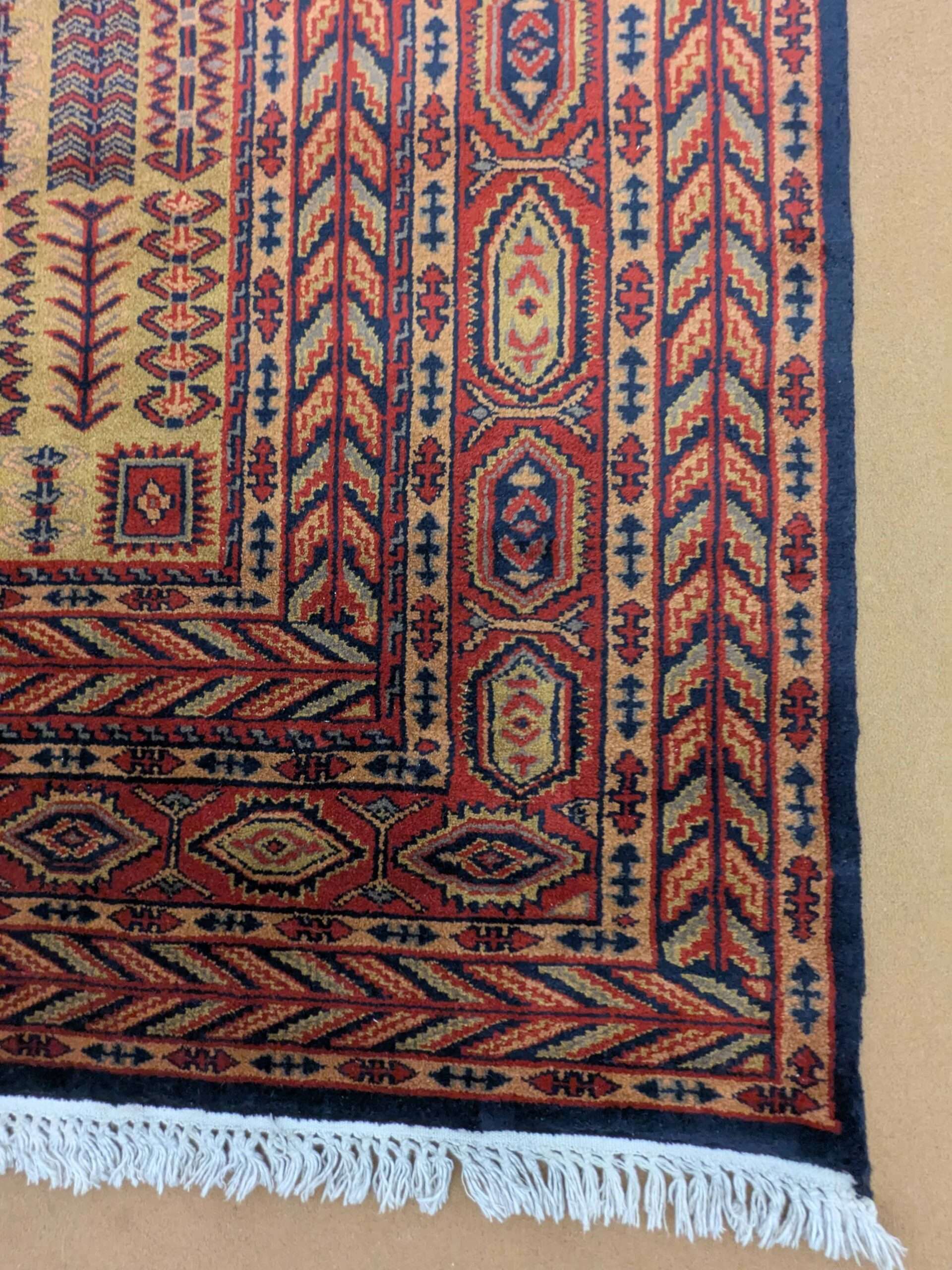 Tribal Hand Knotted Wool Carpet - 9FT X 12FT | 270CM X 360CM - Image 5