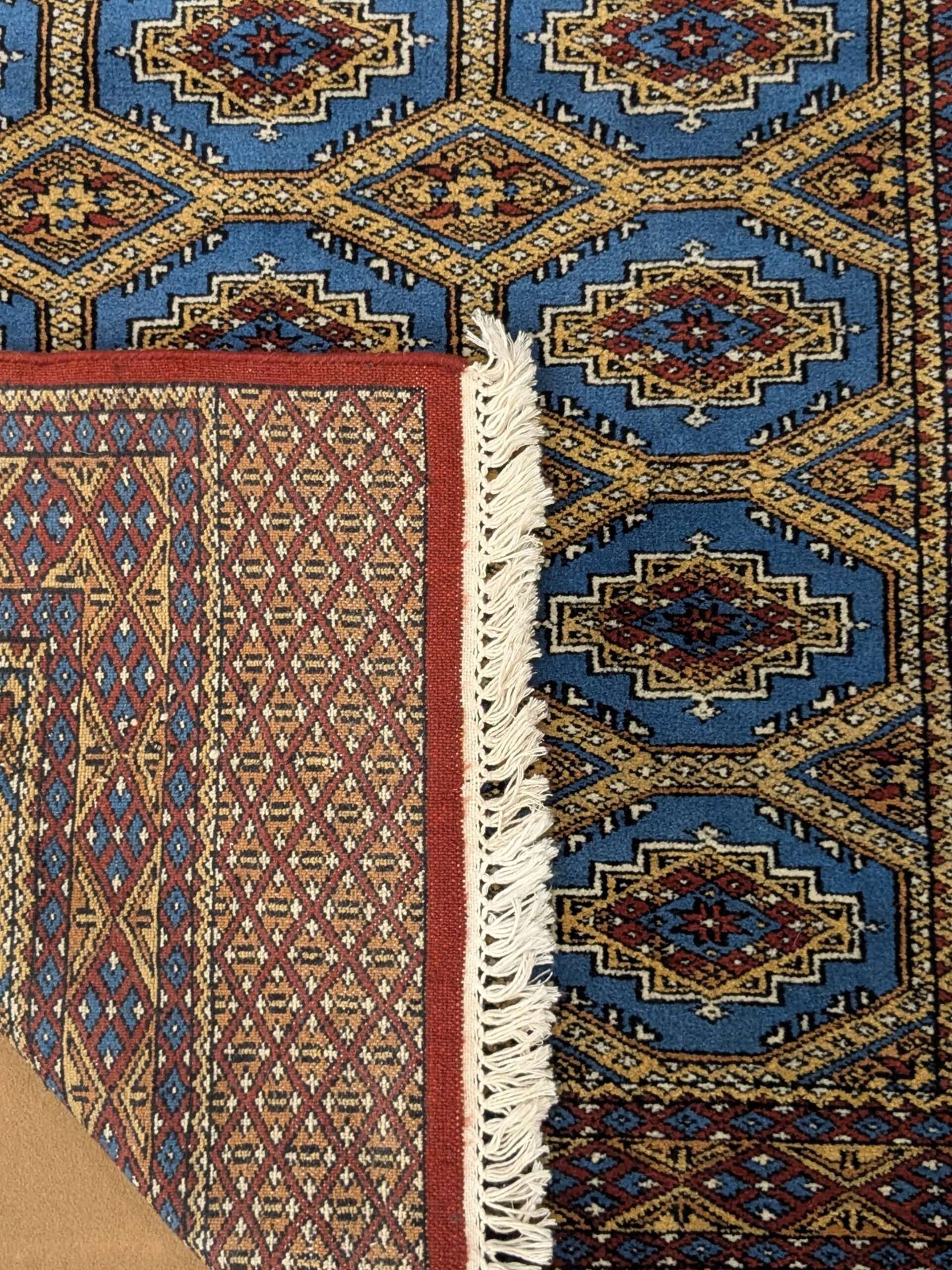 Red Tribal Unique Hand Knotted Wool Carpet - 4FT X 6FT | 120CM X 180CM - Image 4