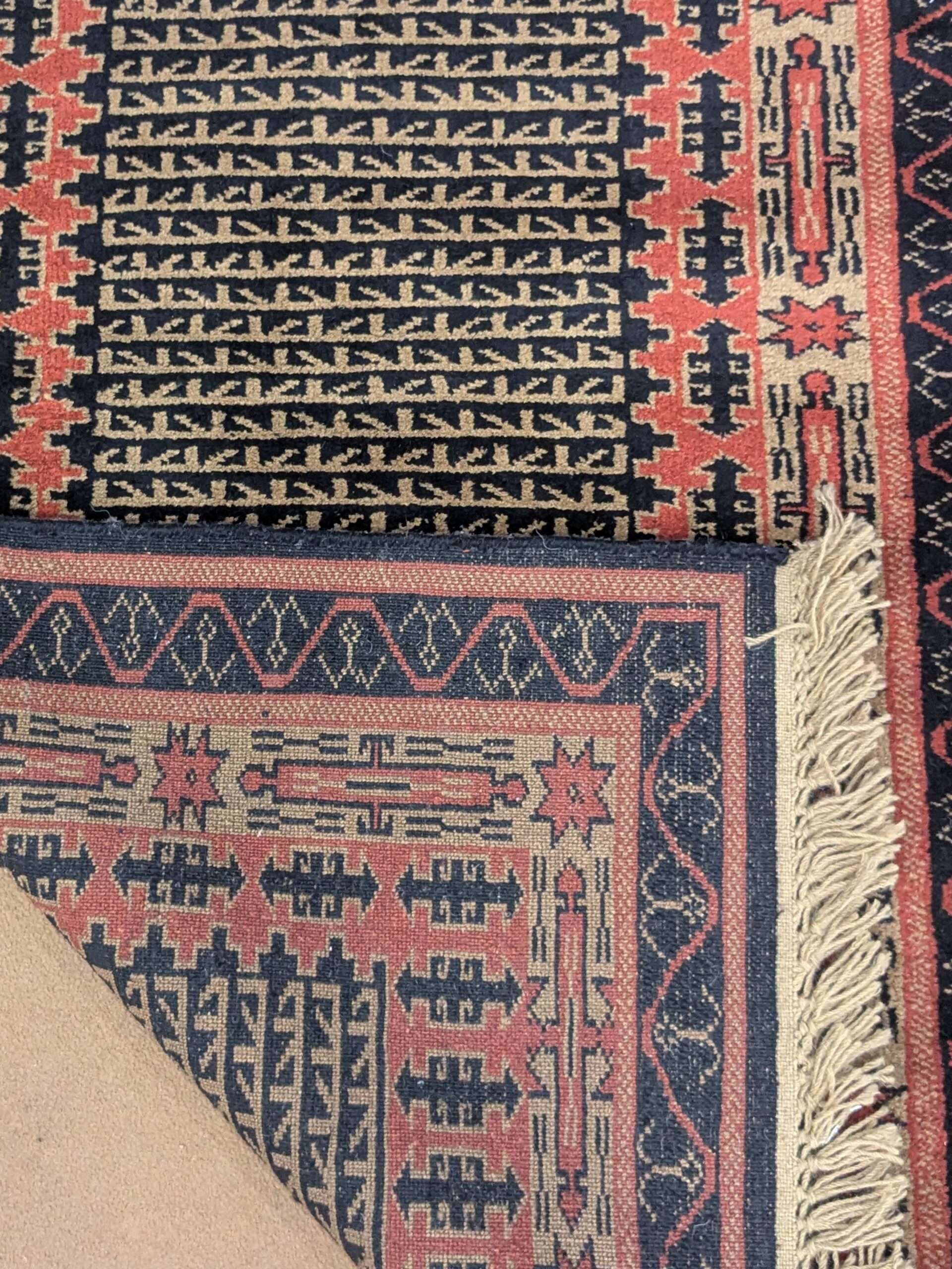 Tribal Hand Knotted Wool Carpet - 2.5FT X 4FT | 76CM X 122CM - Image 4