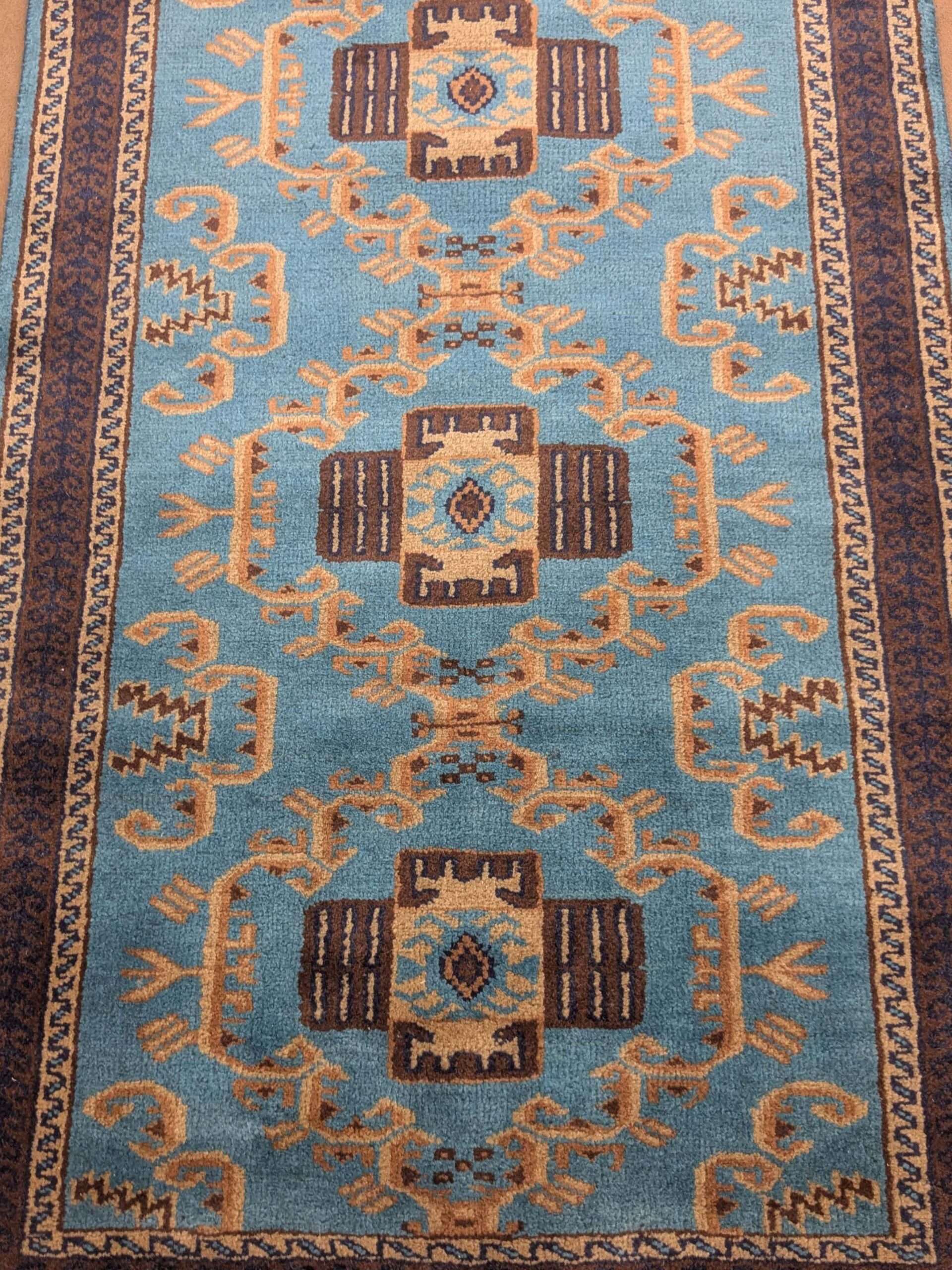Unique Tribal Hand Knotted Wool Carpet - 2.5FT X 4FT | 76CM X 122CM - Image 4