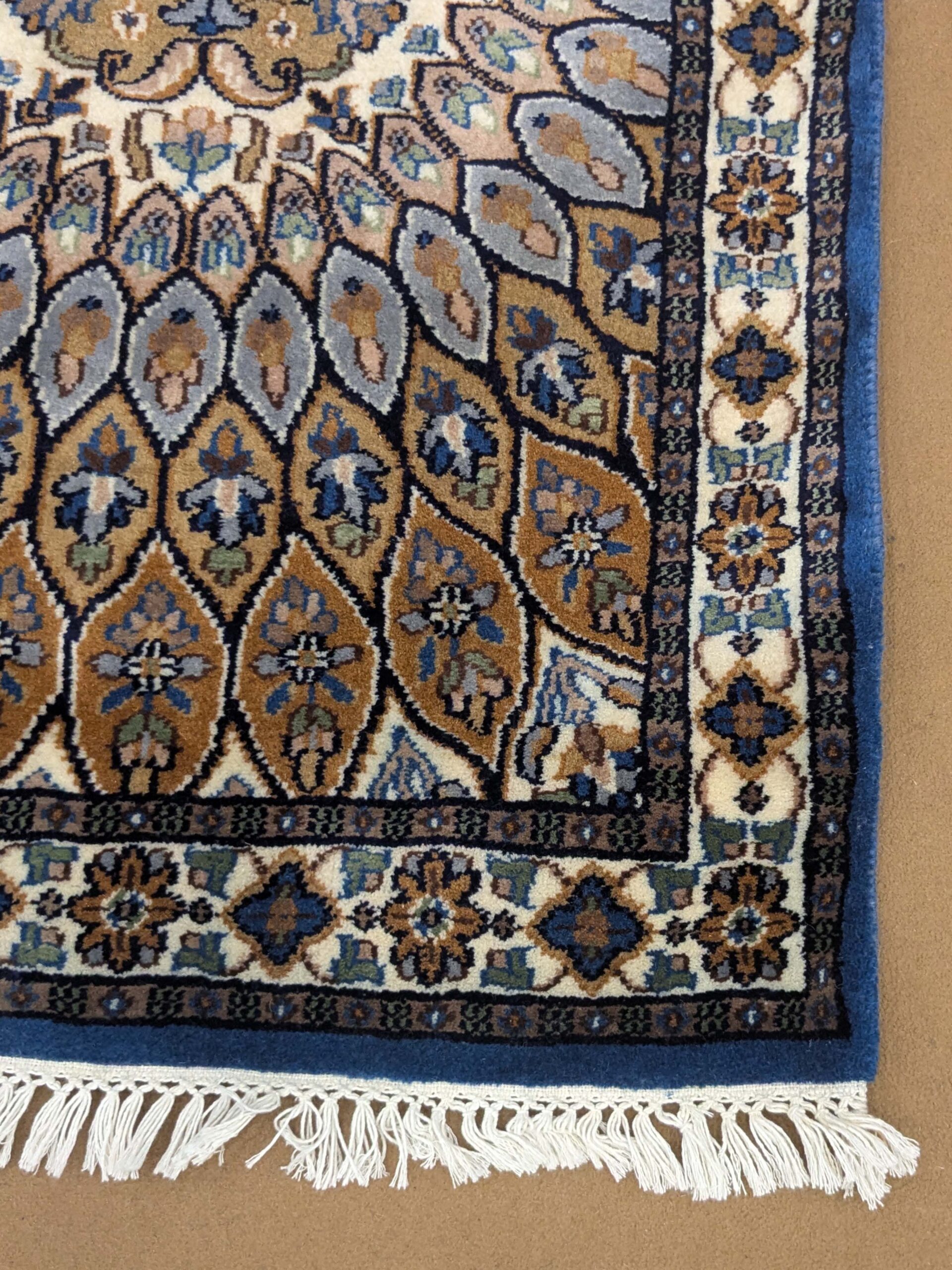Blue Mandola Persian Hand Knotted Wool Carpet - 2.5FT X 4FT | 76CM X 122CM - Image 2
