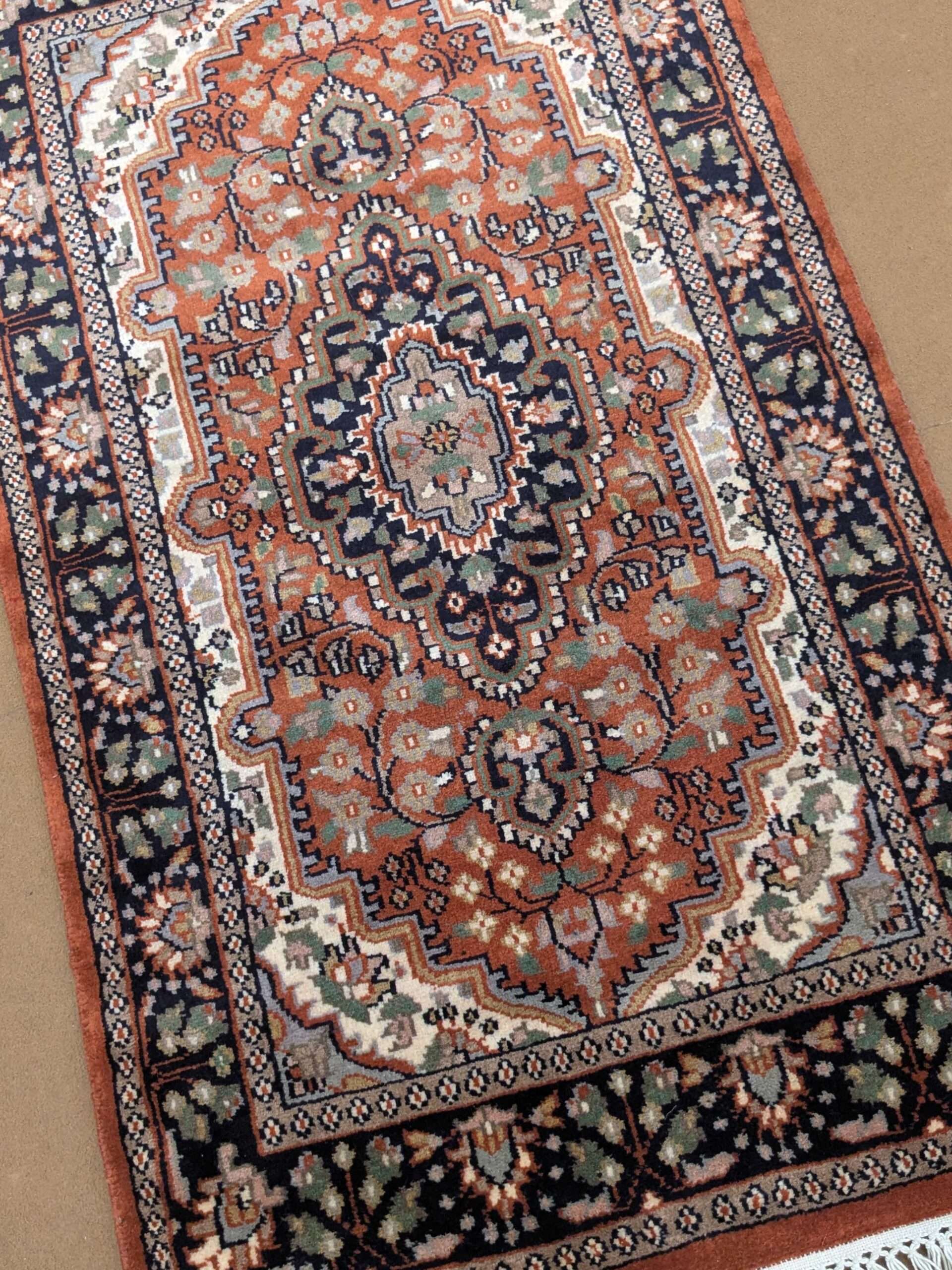 Red Persian Hand Knotted Wool Carpet - 2.5FT X 4FT | 76CM X 122CM - Image 5