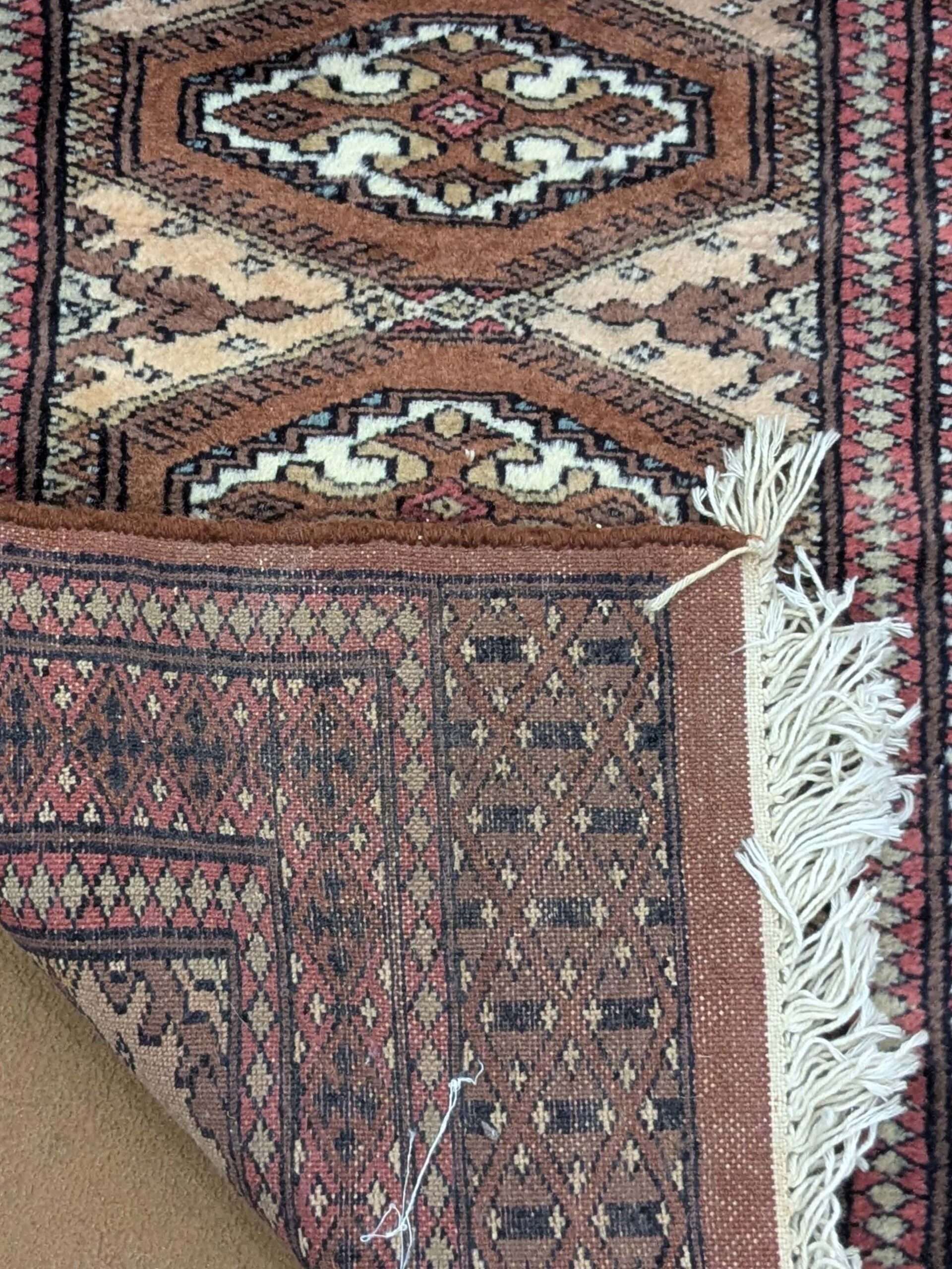 Tribal Hand Knotted Wool Carpet - 2FT X 3FT | 60CM X 90CM - Image 5