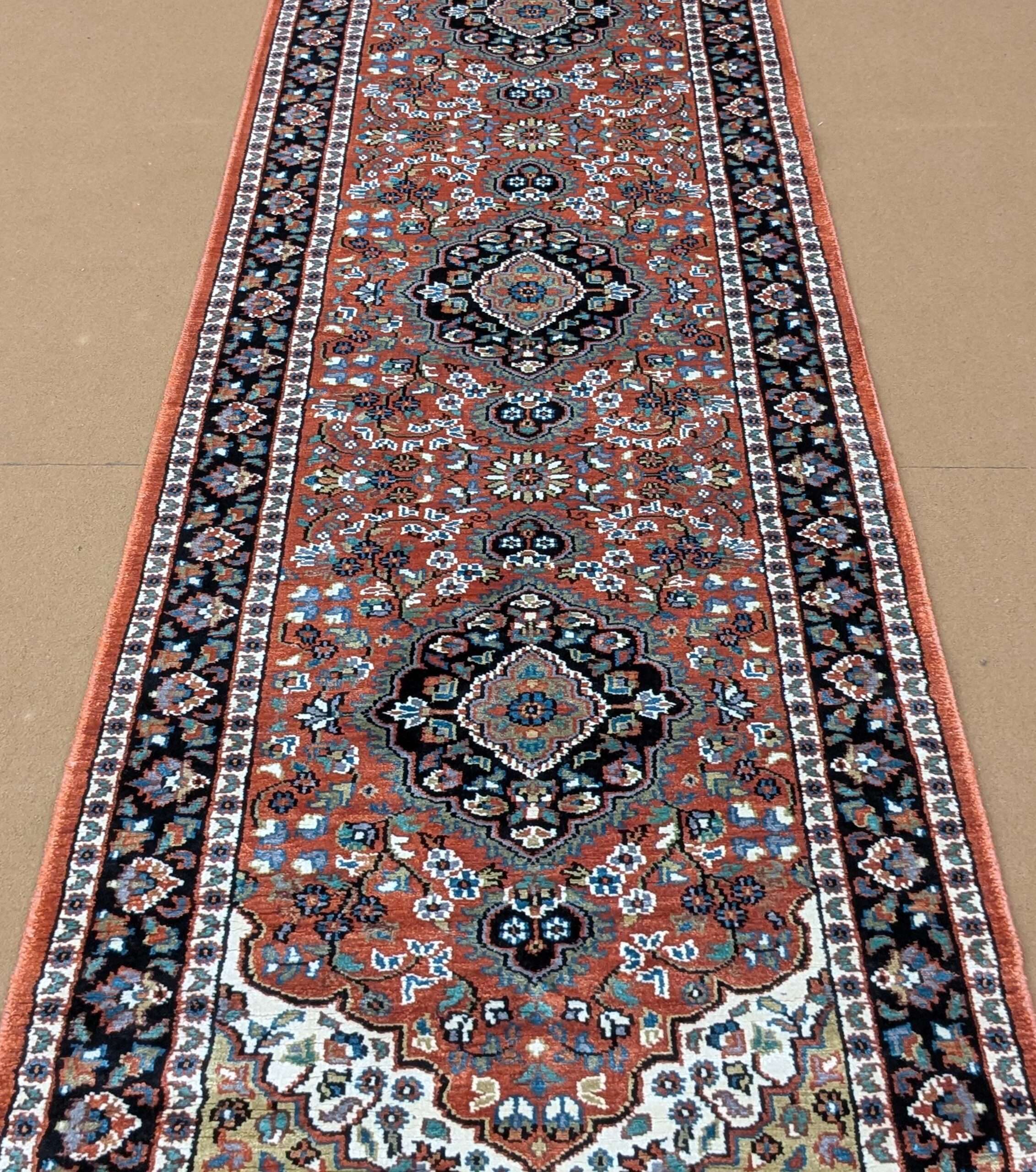 Persian Hand Knotted Runner Wool Carpet - 2.5FT X 10FT | 75CM X 300CM - Image 5