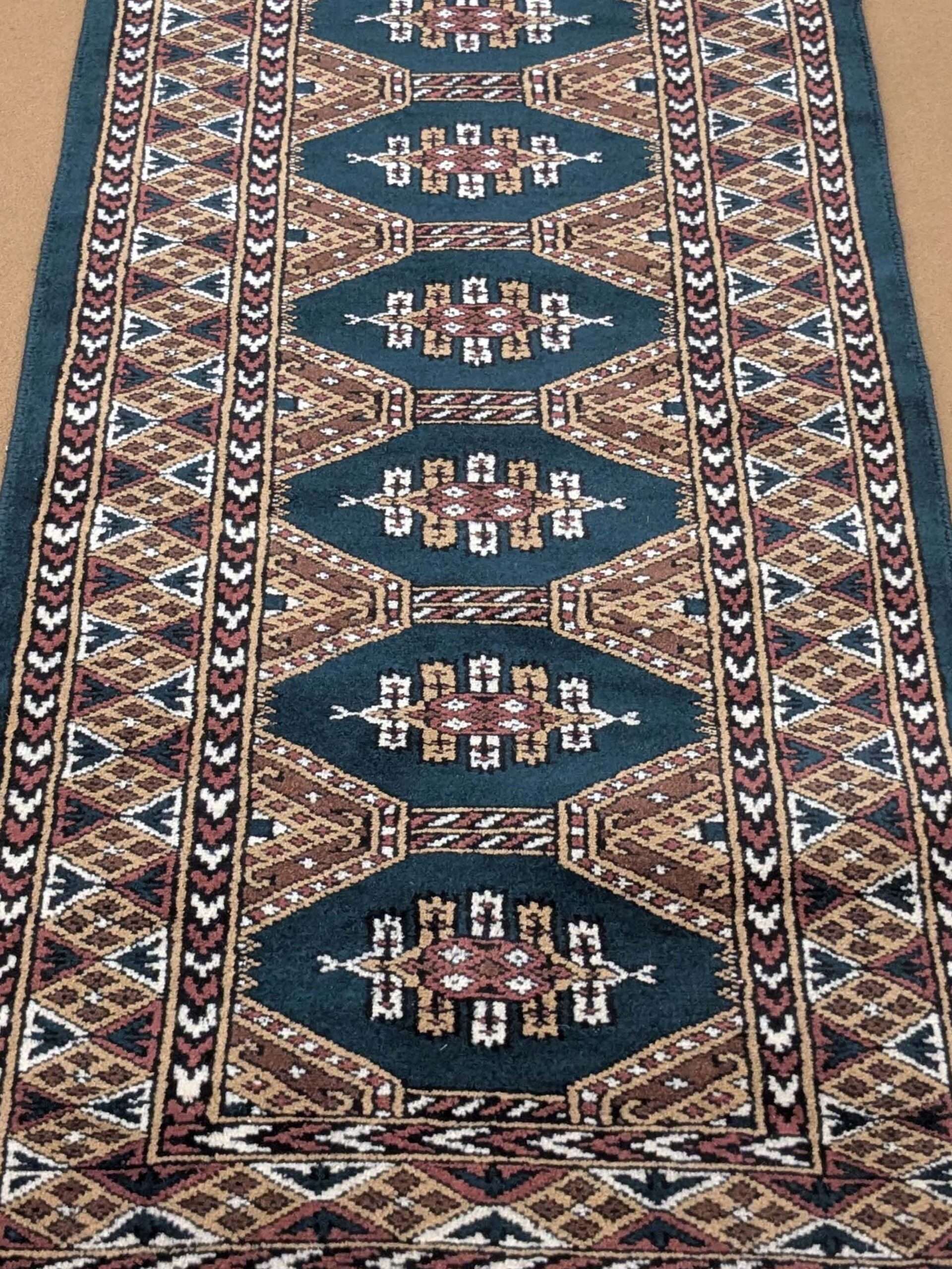 Unique Tribal Hand Knotted Runner Wool Carpet - 2FT X 6FT | 60CM X 180CM - Image 5