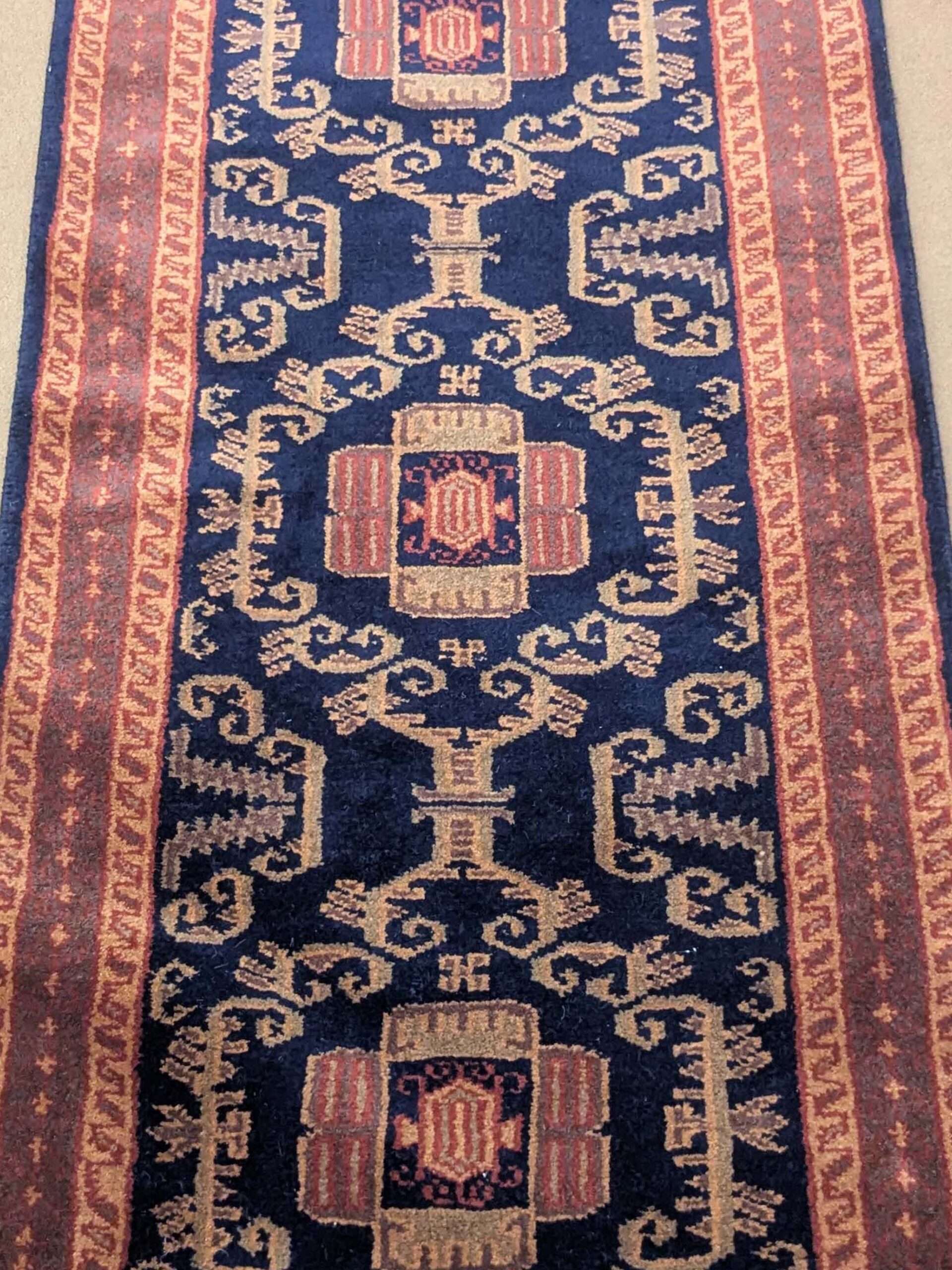 Tribal Hand Knotted Runner Wool Carpet - 2FT X 6FT | 60CM X 180CM - Image 6