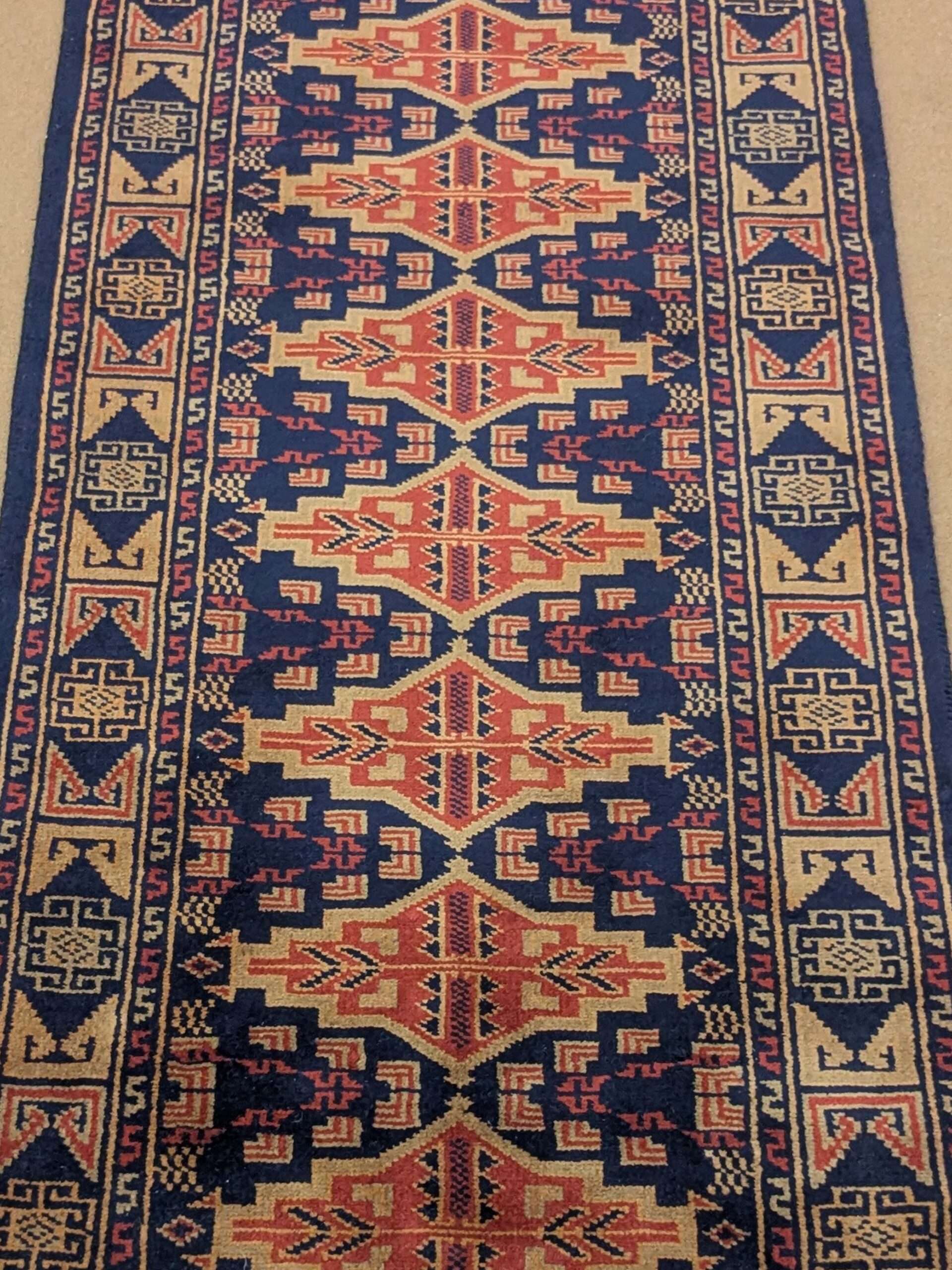 Tribal Hand Knotted Runner Wool Carpet - 2FT X 6FT | 60CM X 180CM - Image 6