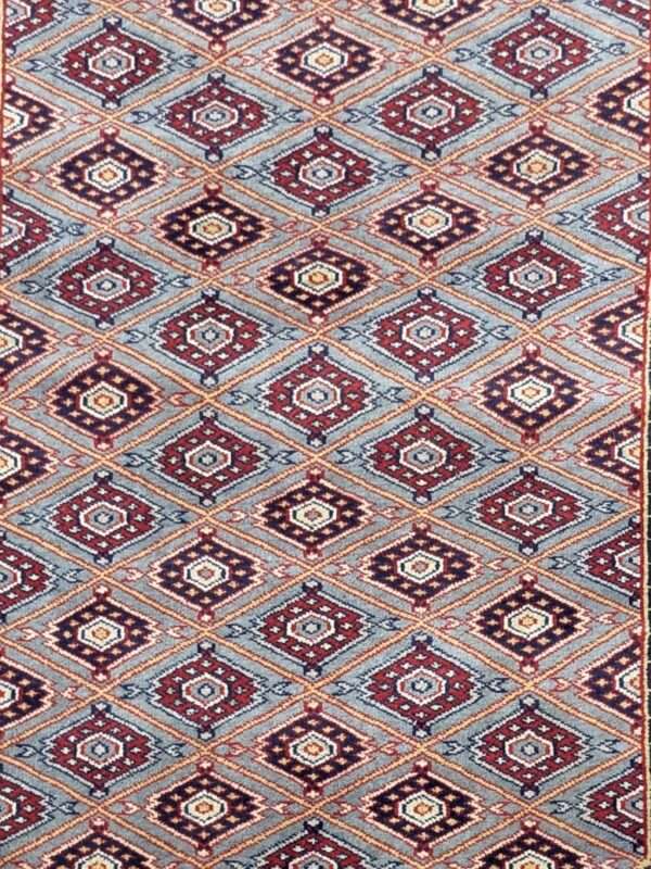 Red Kirman Hand Knotted Wool Carpet - 4FT X 6FT | 120CM X 180CM - Image 5