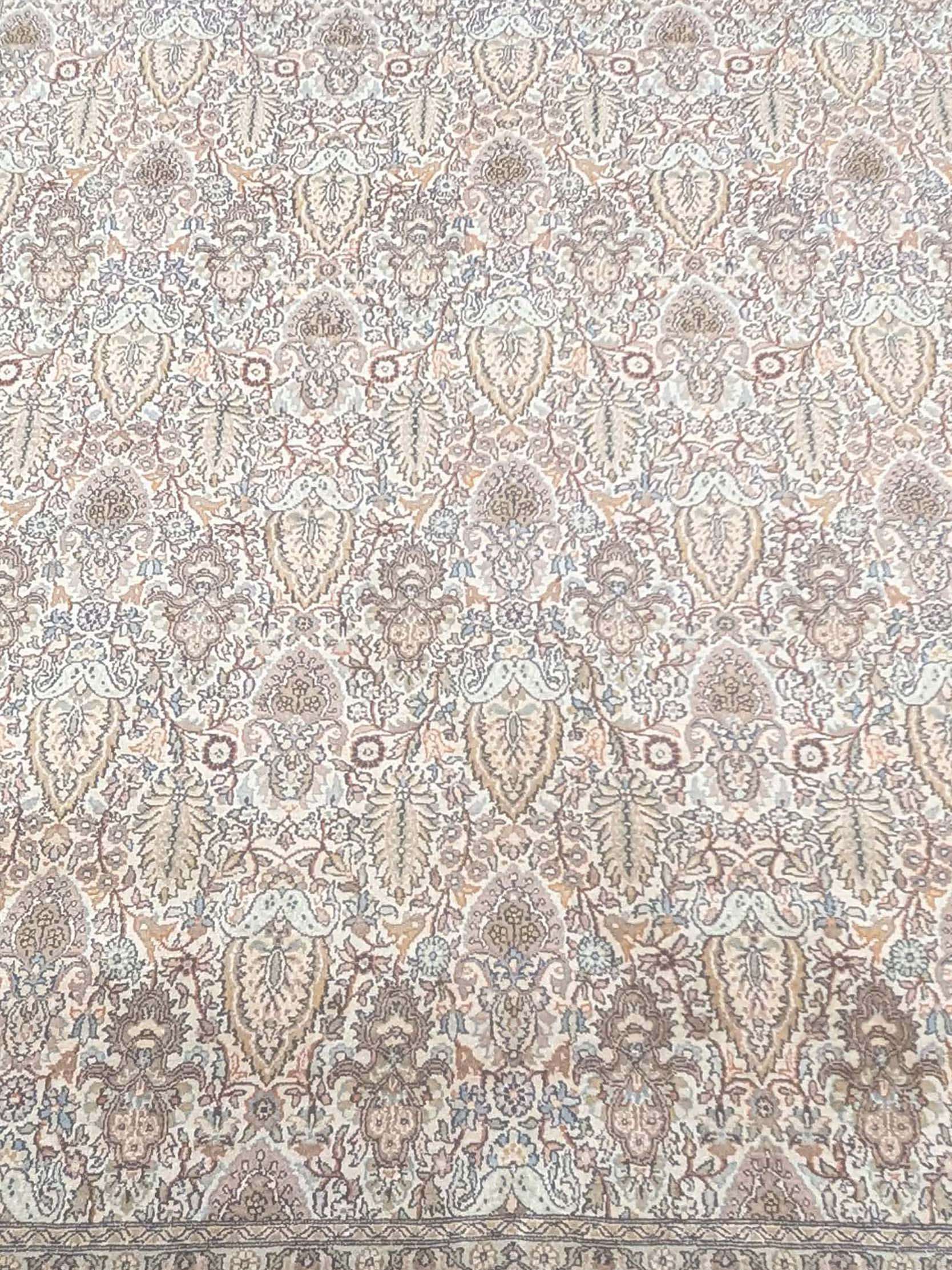 Unique Design Silk On Cotton Knotted Carpet - 6FT X 9FT | 180CM X 270CM - Image 5