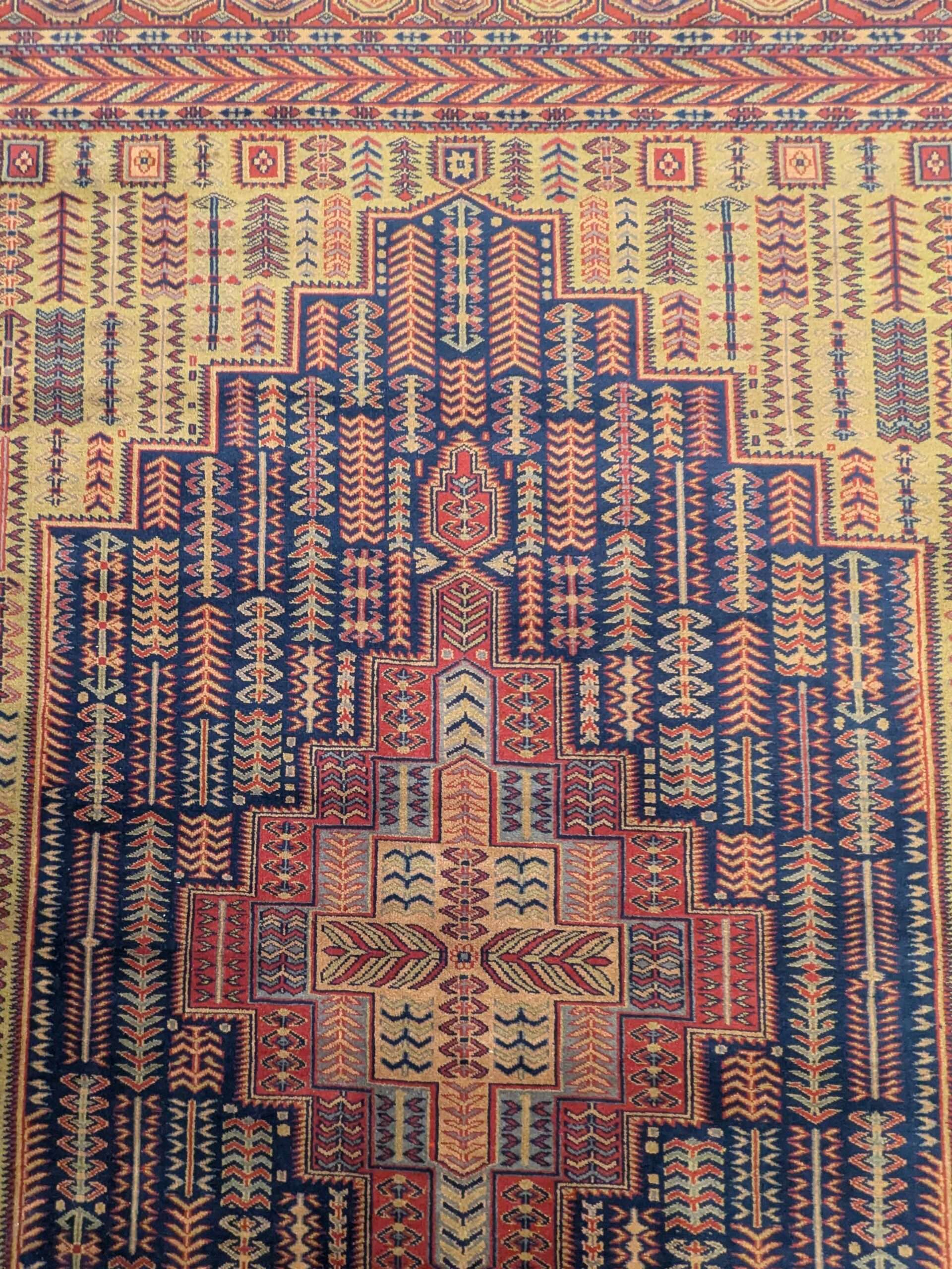 Tribal Hand Knotted Wool Carpet - 9FT X 12FT | 270CM X 360CM - Image 6