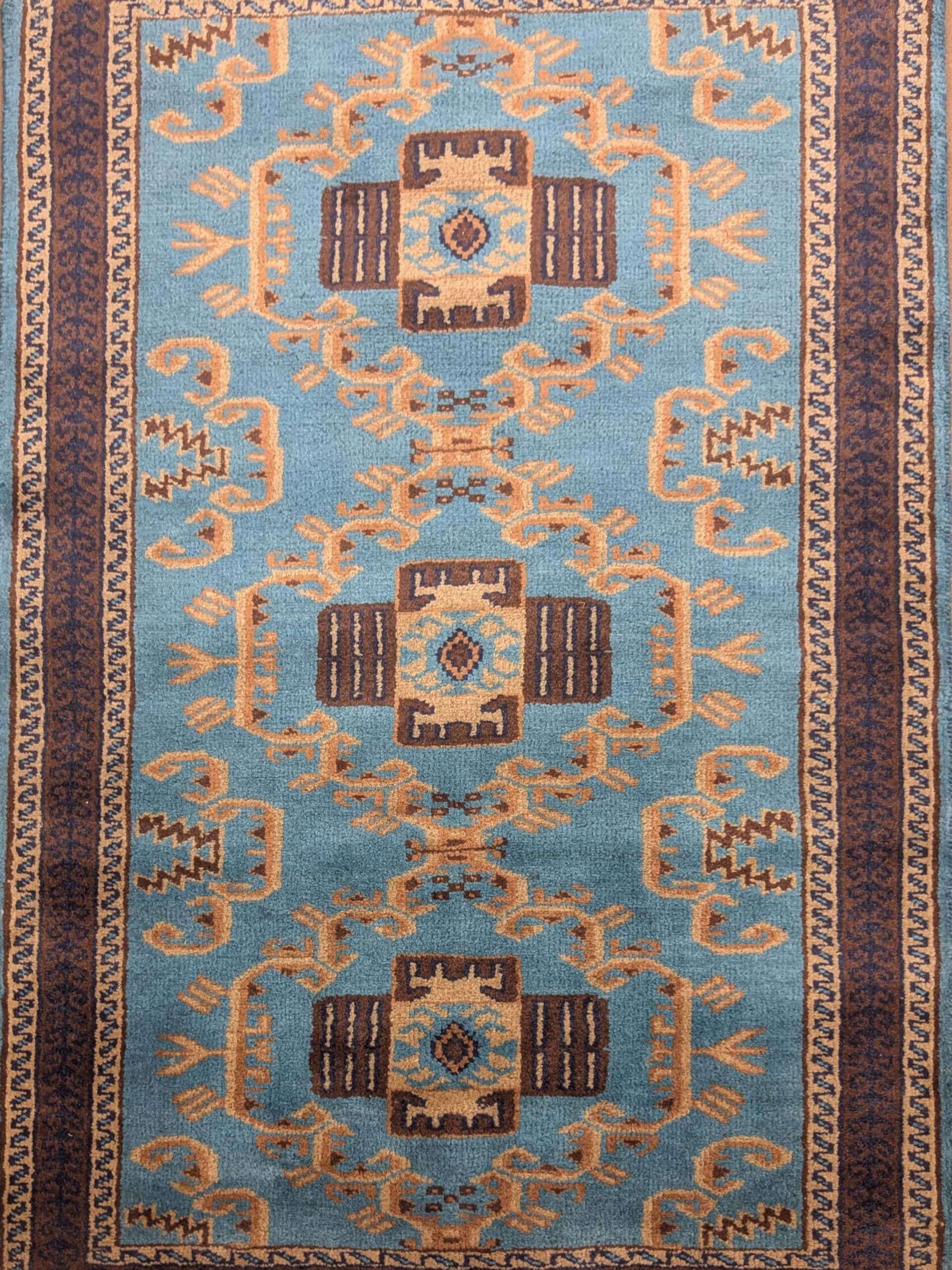 Unique Tribal Hand Knotted Wool Carpet - 2.5FT X 4FT | 76CM X 122CM - Image 5