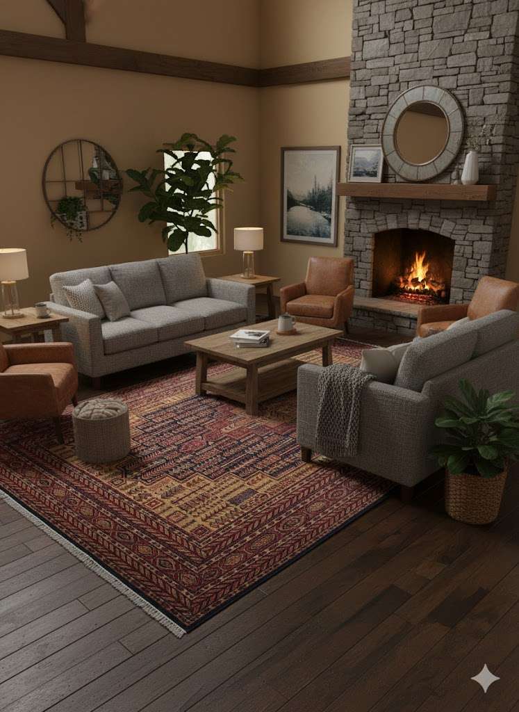 Tribal Hand Knotted Wool Carpet - 9FT X 12FT | 270CM X 360CM - Image 2