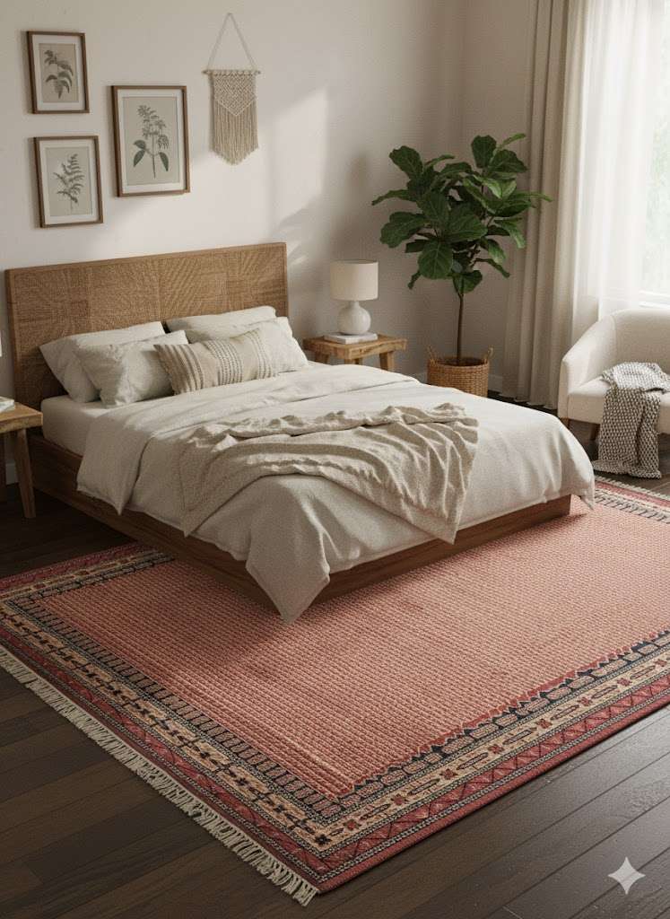 Beige Modern Hand Knotted Wool Carpet - 8FT X 10FT | 240CM X 300CM - Image 6