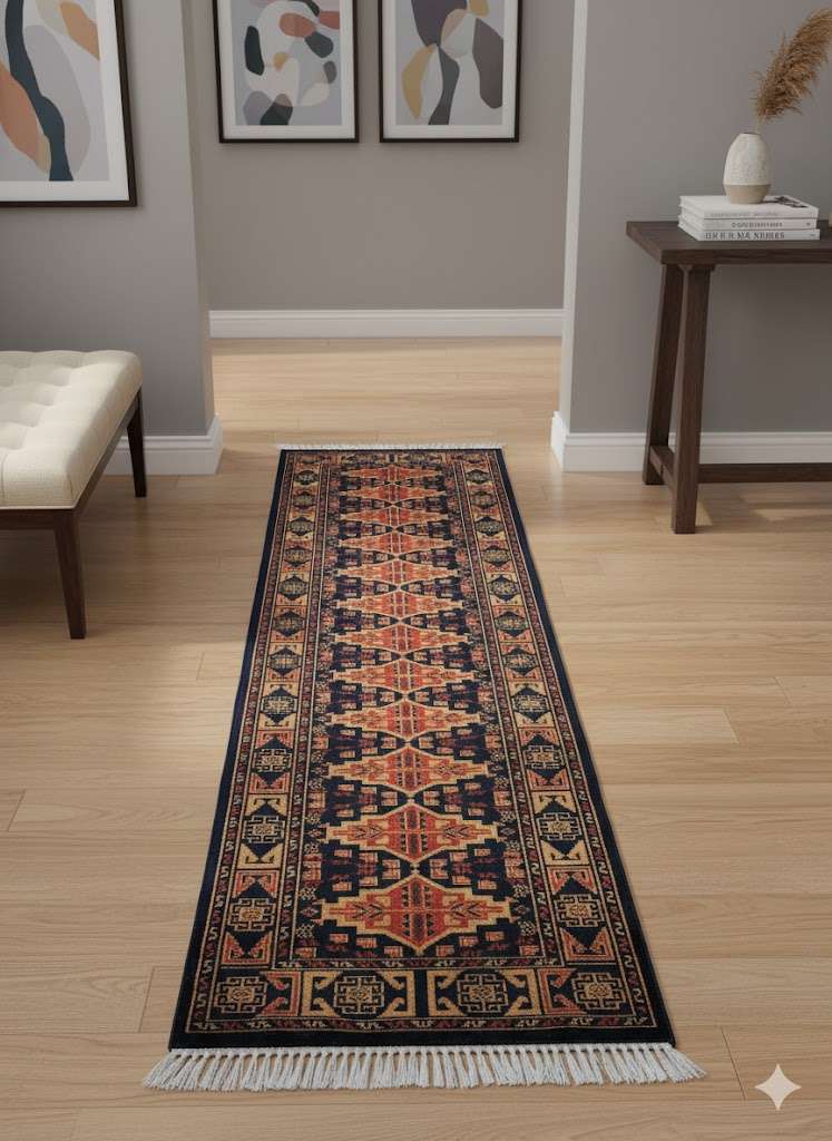 Tribal Hand Knotted Runner Wool Carpet - 2FT X 6FT | 60CM X 180CM - Image 2